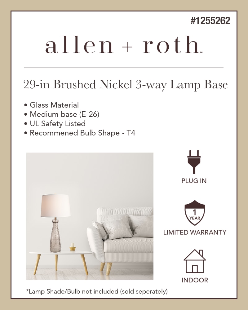allen + roth LB013SW Lamp-Bases - View #2