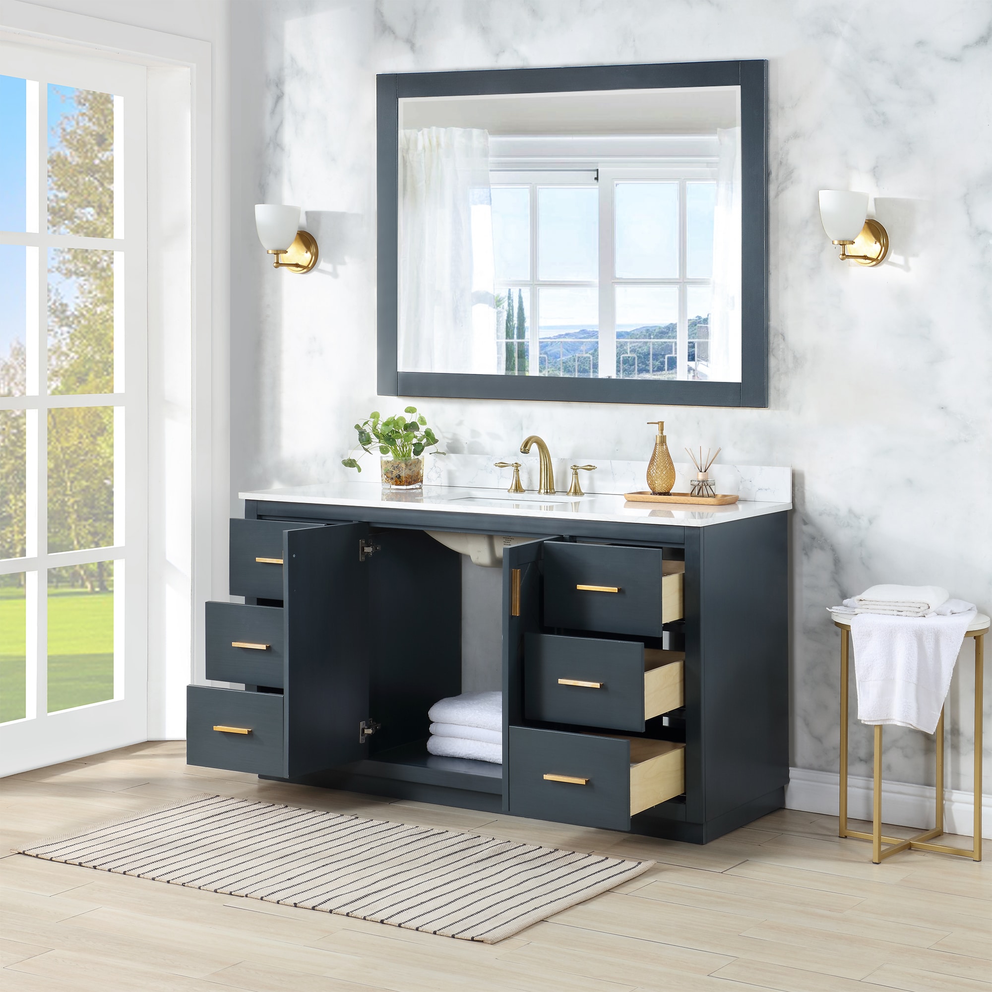 Altair 543060S-CB-GW Bath-Vanity-Combo - View #3