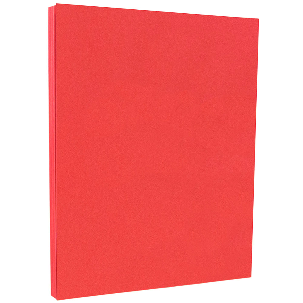 Jam Paper Matte Legal Cardstock 8.5 x 14 80lb Dark Red 50 Sheets/Pack