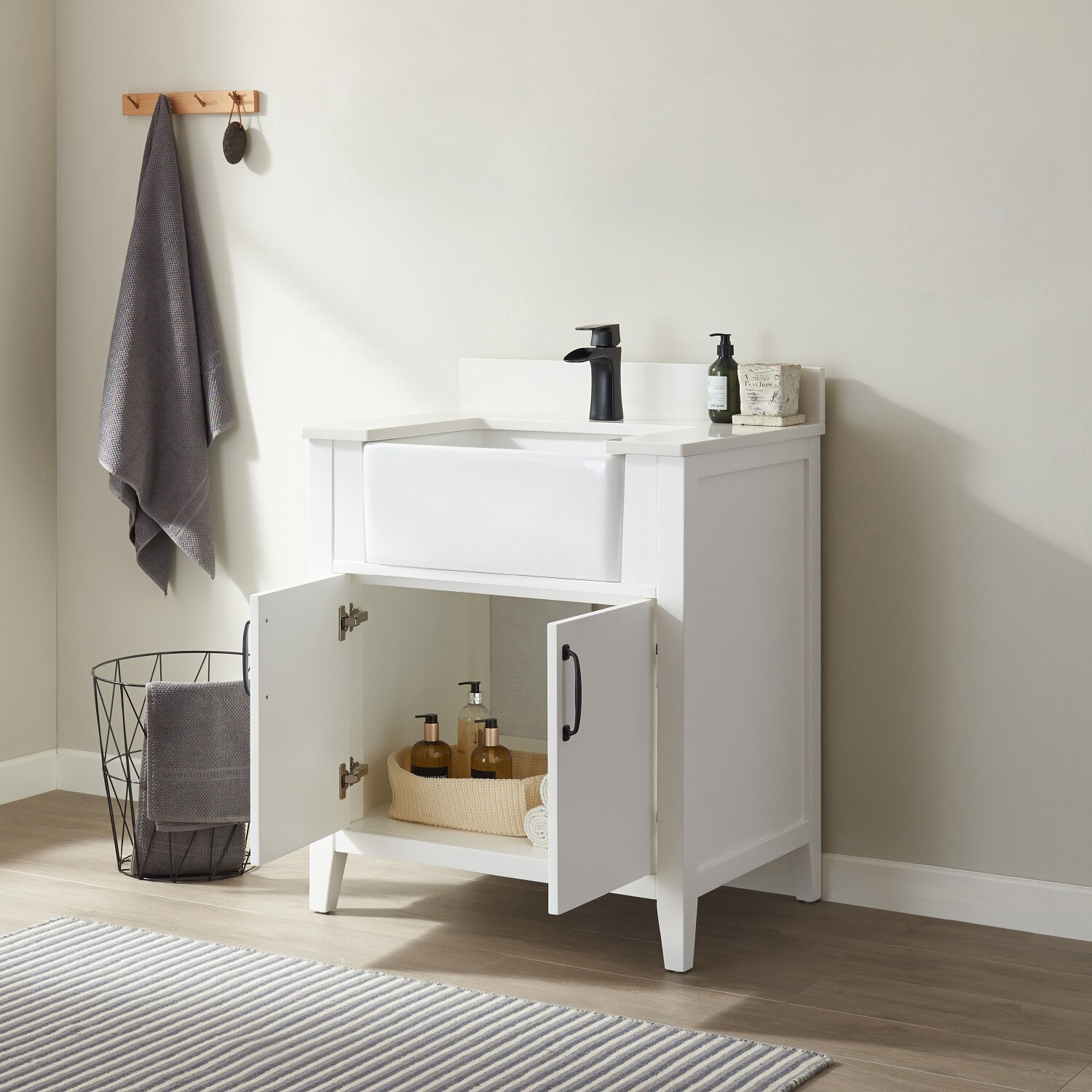 Vinnova 797030-WH-WH-NM Bath-Vanity-Combo - View #6