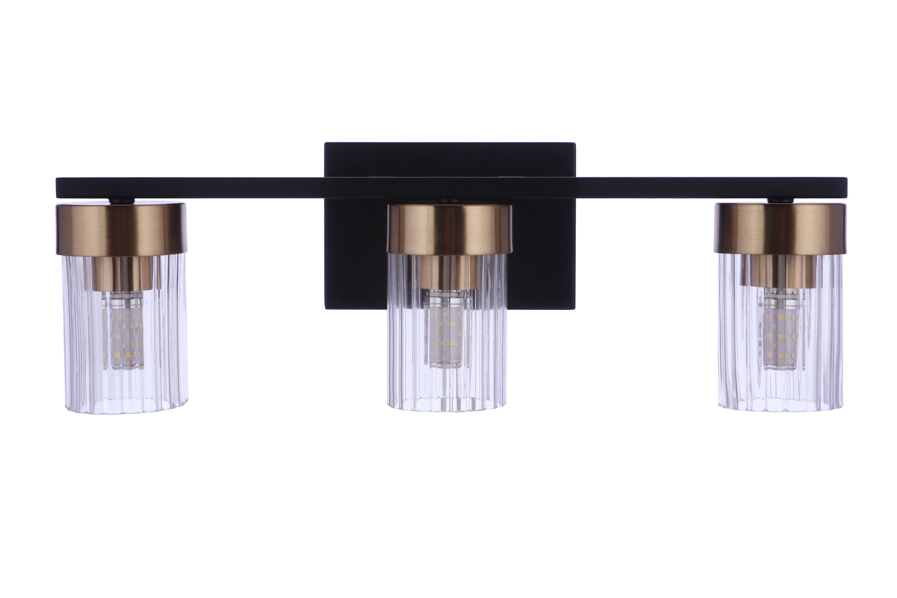 Craftmade 11819FBSB3 Bond Street 19-in 3 -Light Multiple finishes Multiple colors Transitional Vanity light