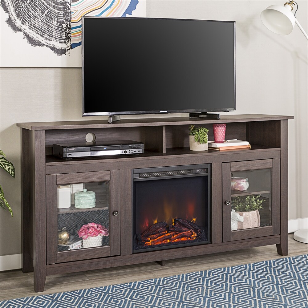 Walker Edison W58FP18HBES Electric-Fireplaces - View #2