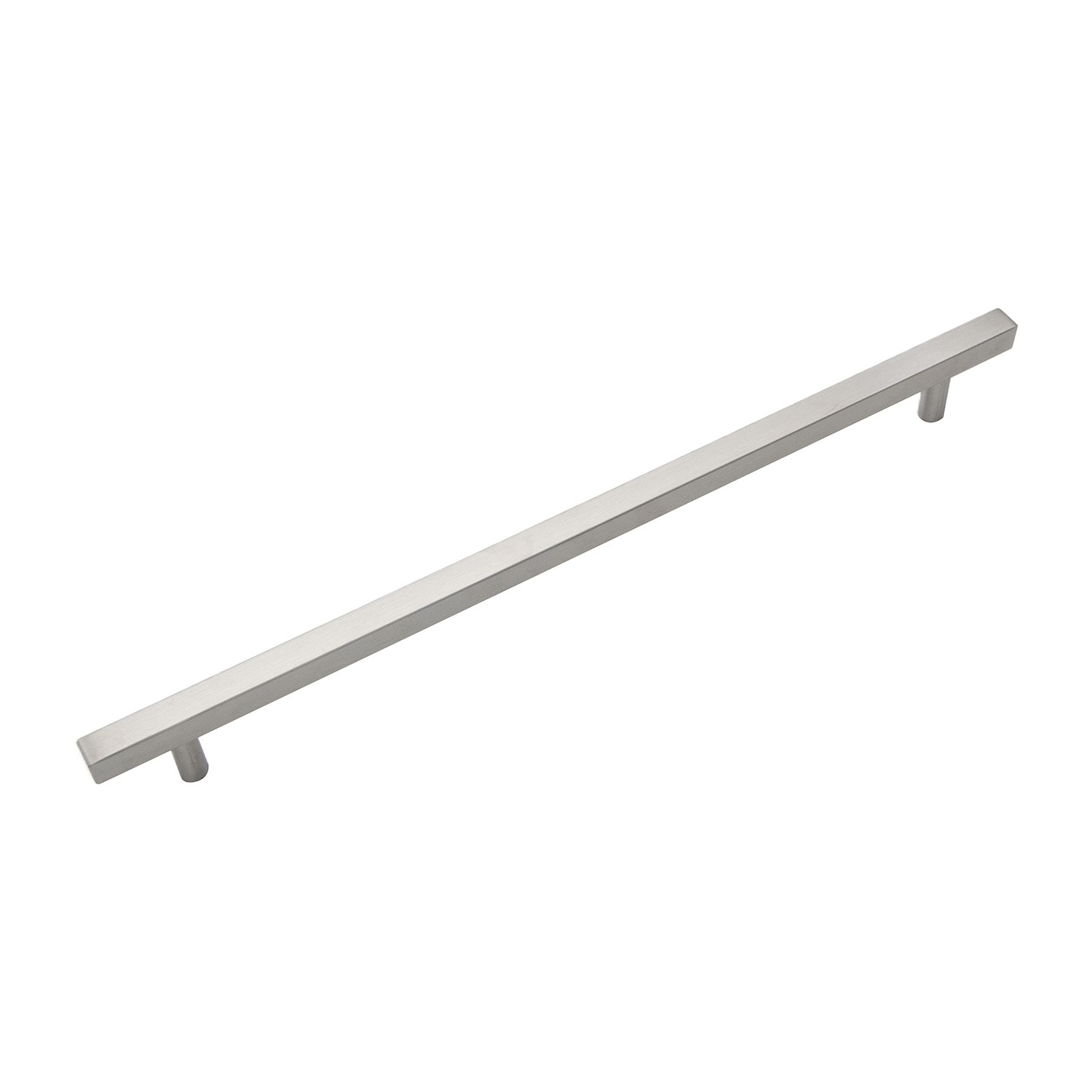Hickory Hardware Heritage Designs Quad 12-in , 305mm Center to Center Satin Nickel Rectangular Bar Drawer Pull #R080319SNX