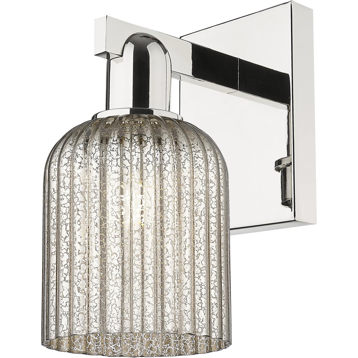 Innovations Lighting -  716-1W-PN-G559-5ME Bridal Veil Wall Sconce Polished Nickel