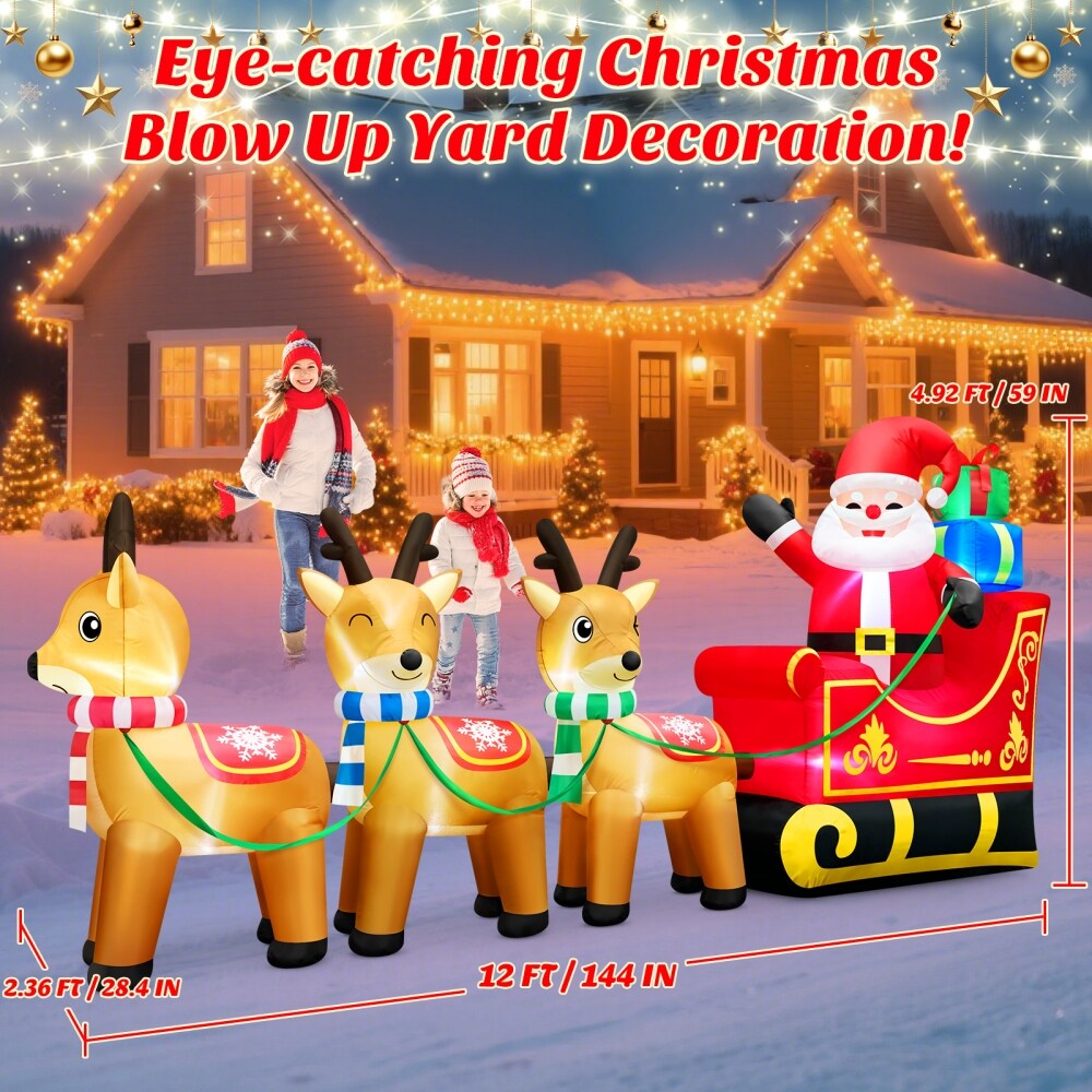 Danxilu C-SLED-008-12F Christmas-Inflatables - View #2