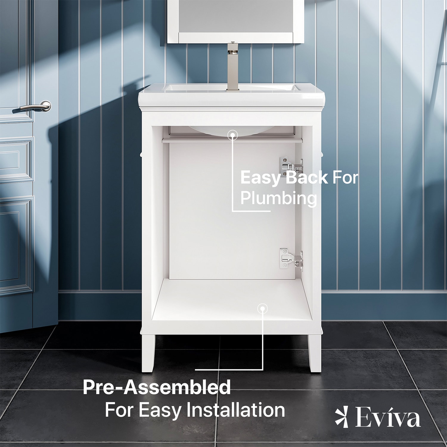 Eviva TVN112-24WH Bath-Vanity-Combo - View #6