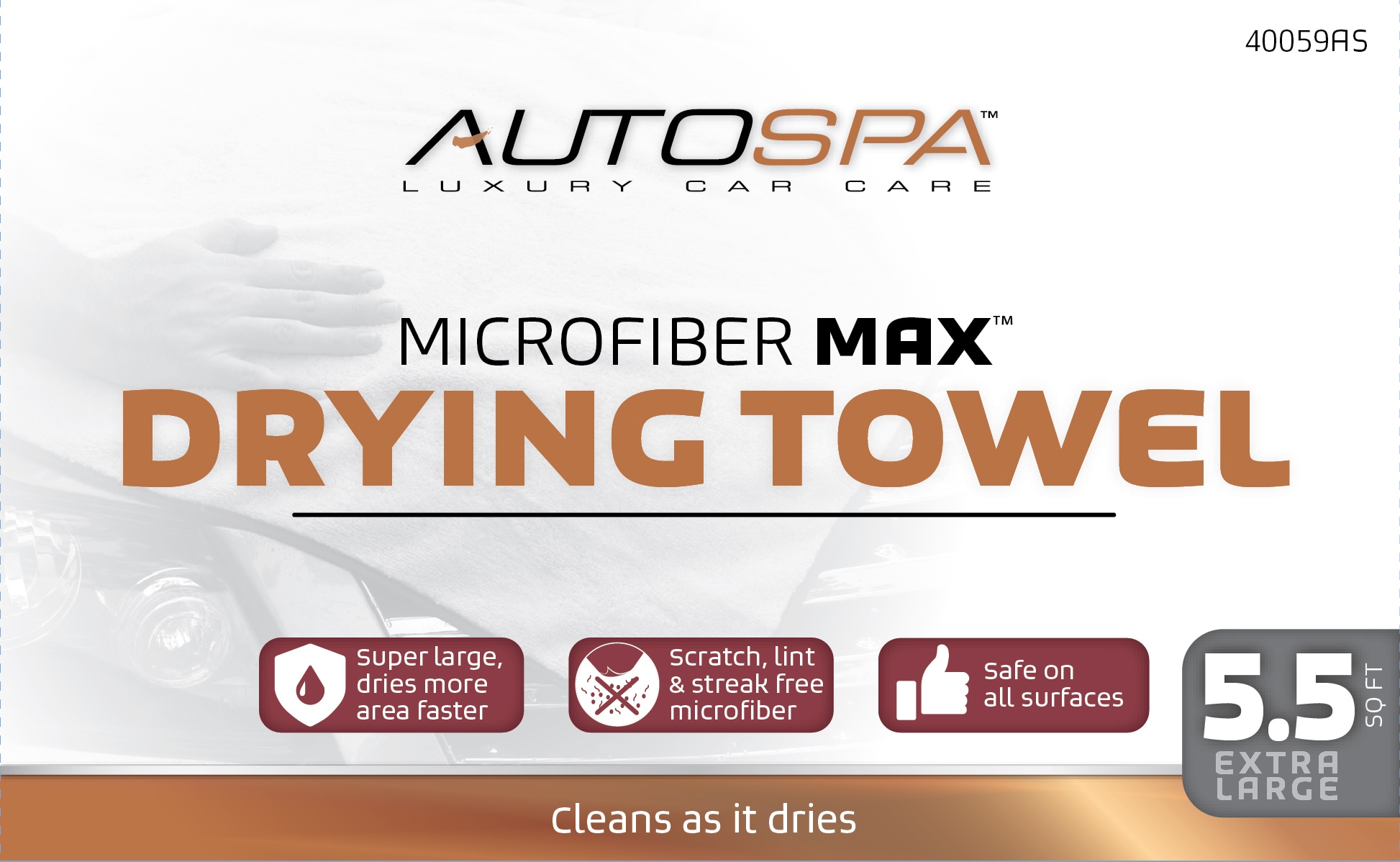 Elite Auto Care Microfiber Wash & Scrub Super Sponge