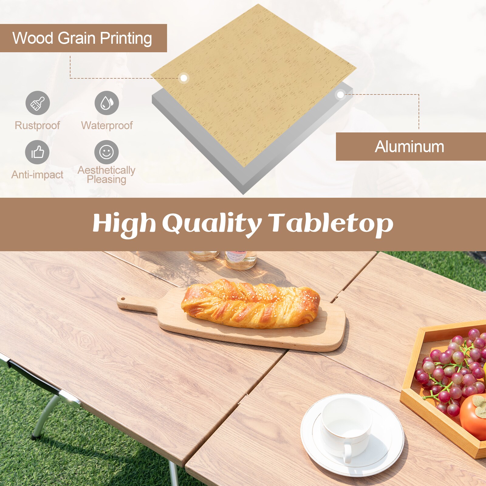YERIVA O11844CF2DH Picnic-Tables - View #4