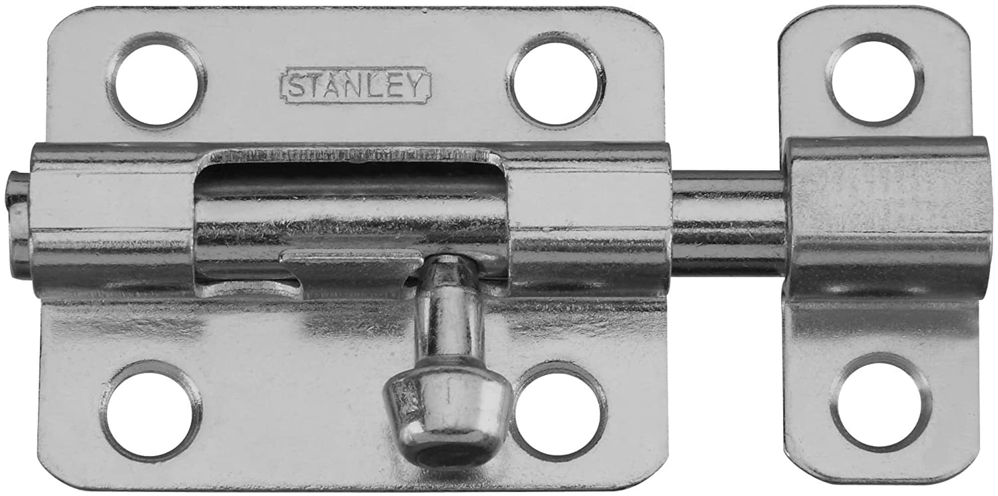 National Stanley Hardware S757-820 Zinc Plated Barrel Bolt for Doors and Gates #1951800-7735