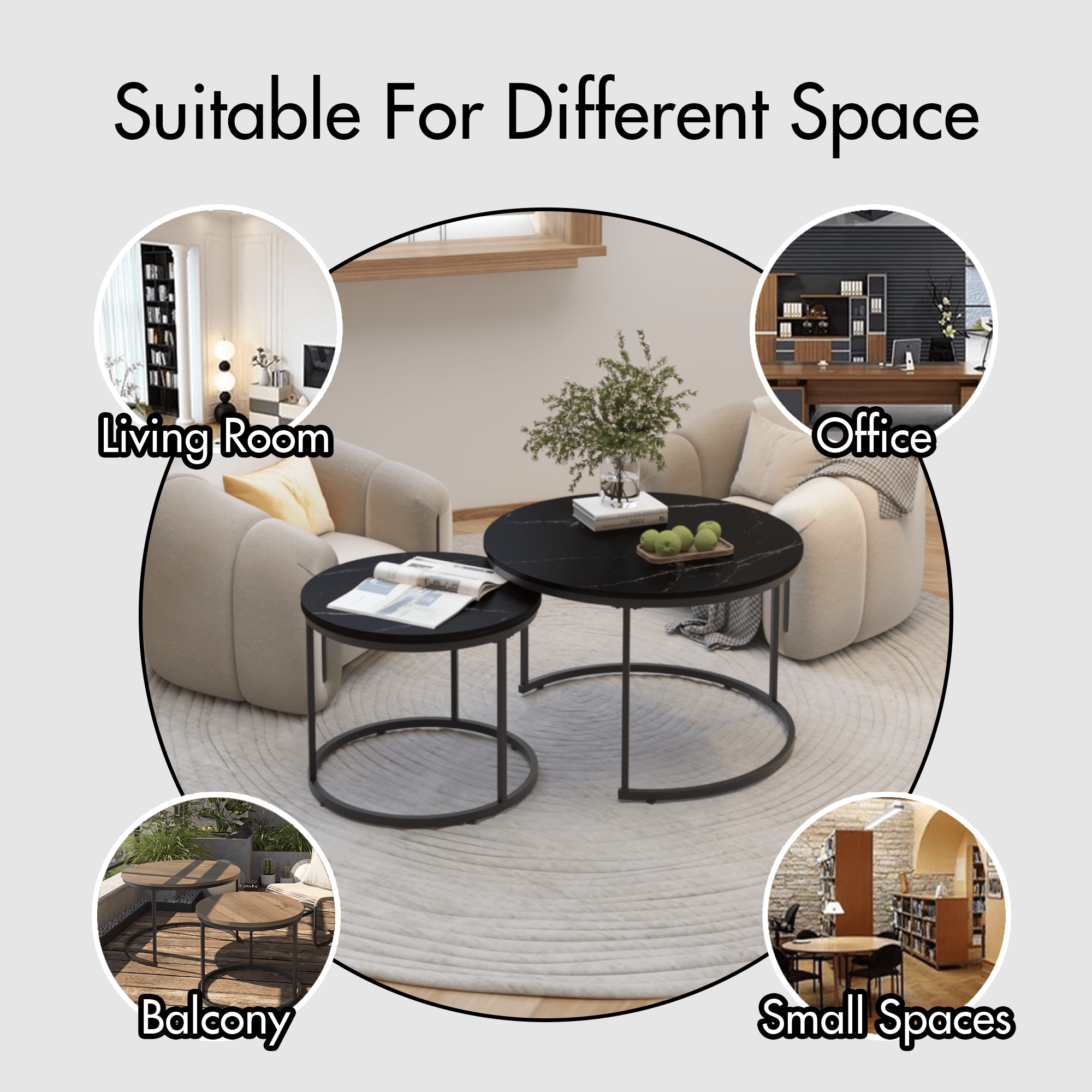 Vynxaria LESX0019-DJBZ-ET0016 End-Tables - View #5