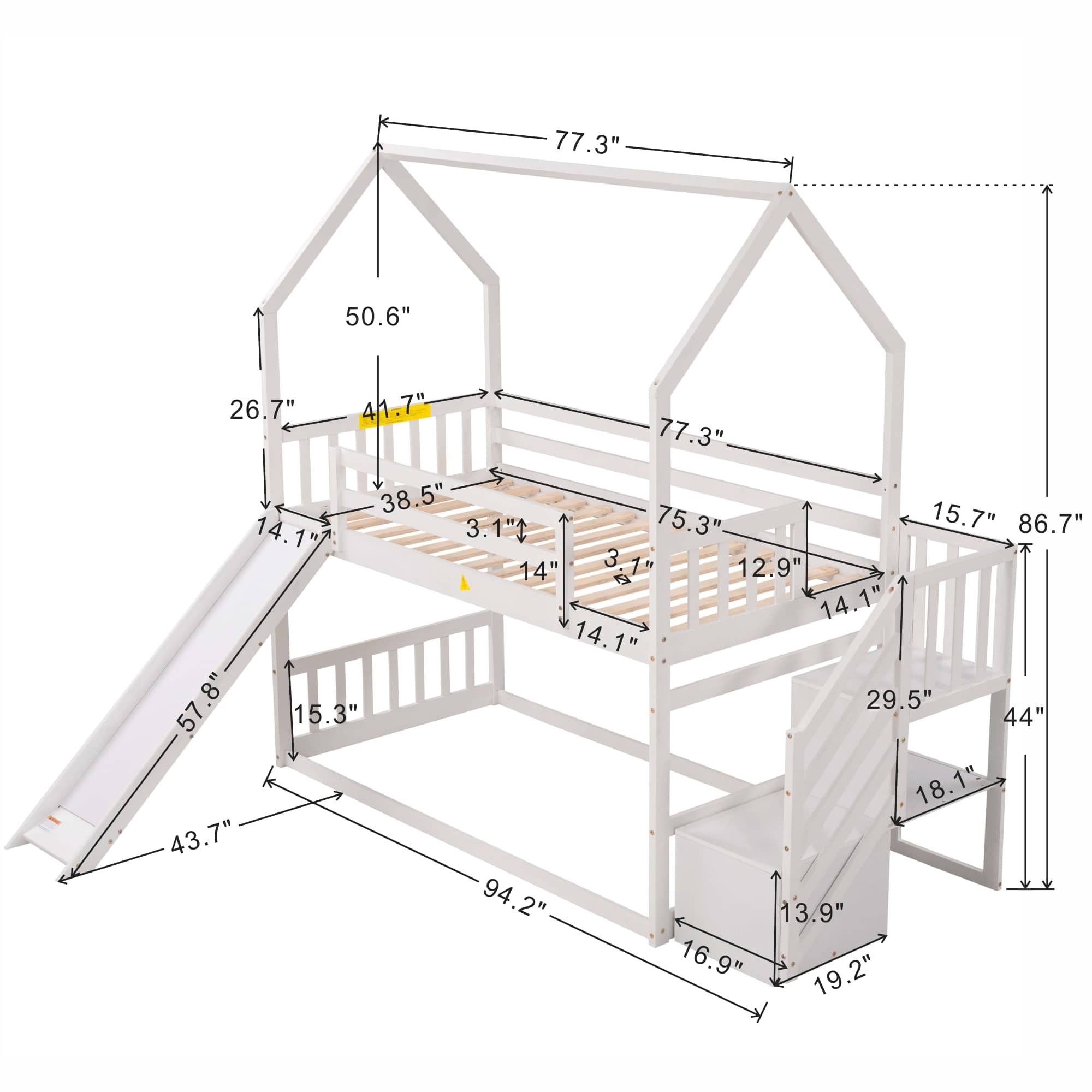 Qualler BWM000904P Bunk-Beds - View #11