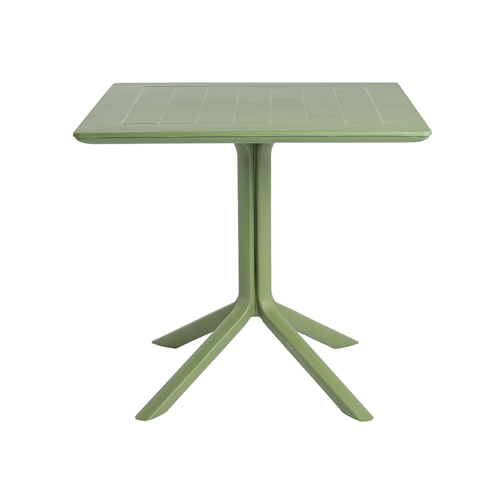Lagoon 7155VD-SSLGS Venice Square Rattan Outdoor Dining Table 31.5-in W x 31.5-in L