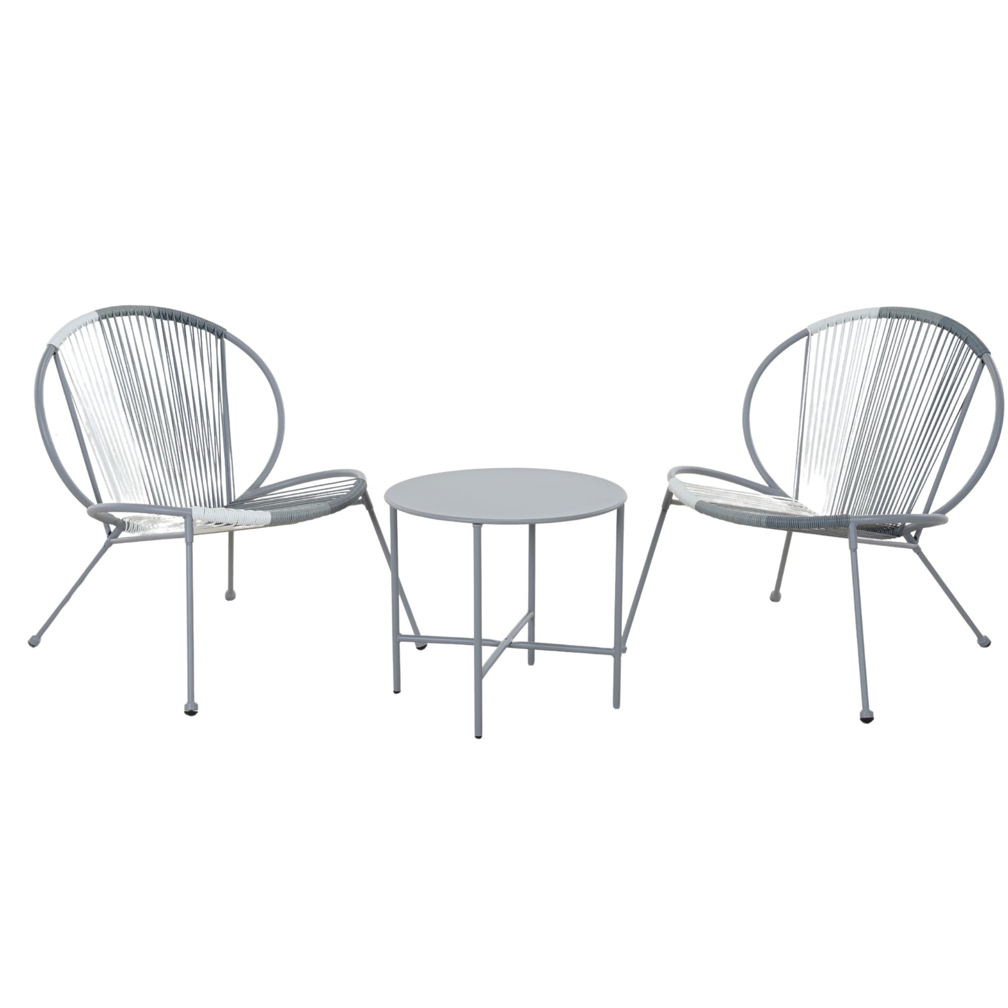 Mondawe MO5450291005001 3 -Piece Wicker Patio Conversation Set
