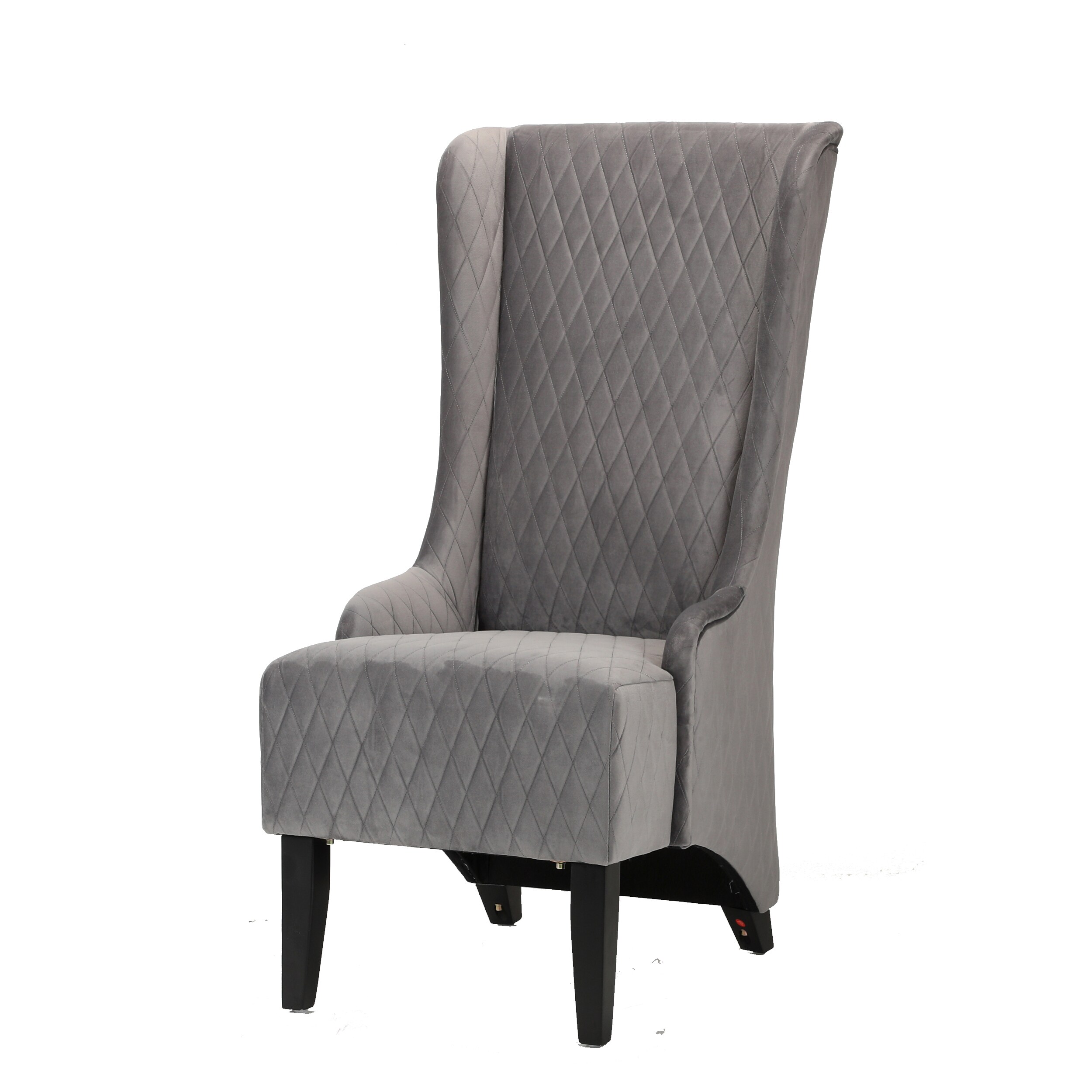 Gzmr Wingback Chair Modern Grey Wingback Chair In The Chairs Department