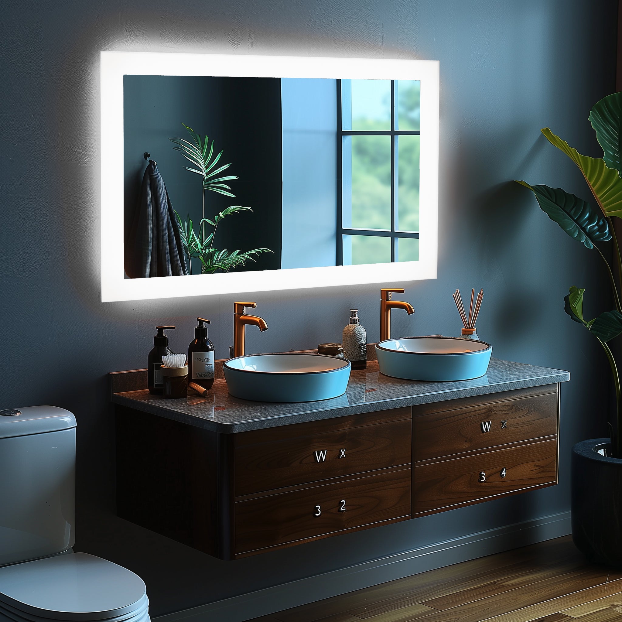 Dreamwerks LCAN006-LV Framed-Bath-Mirrors - View #3