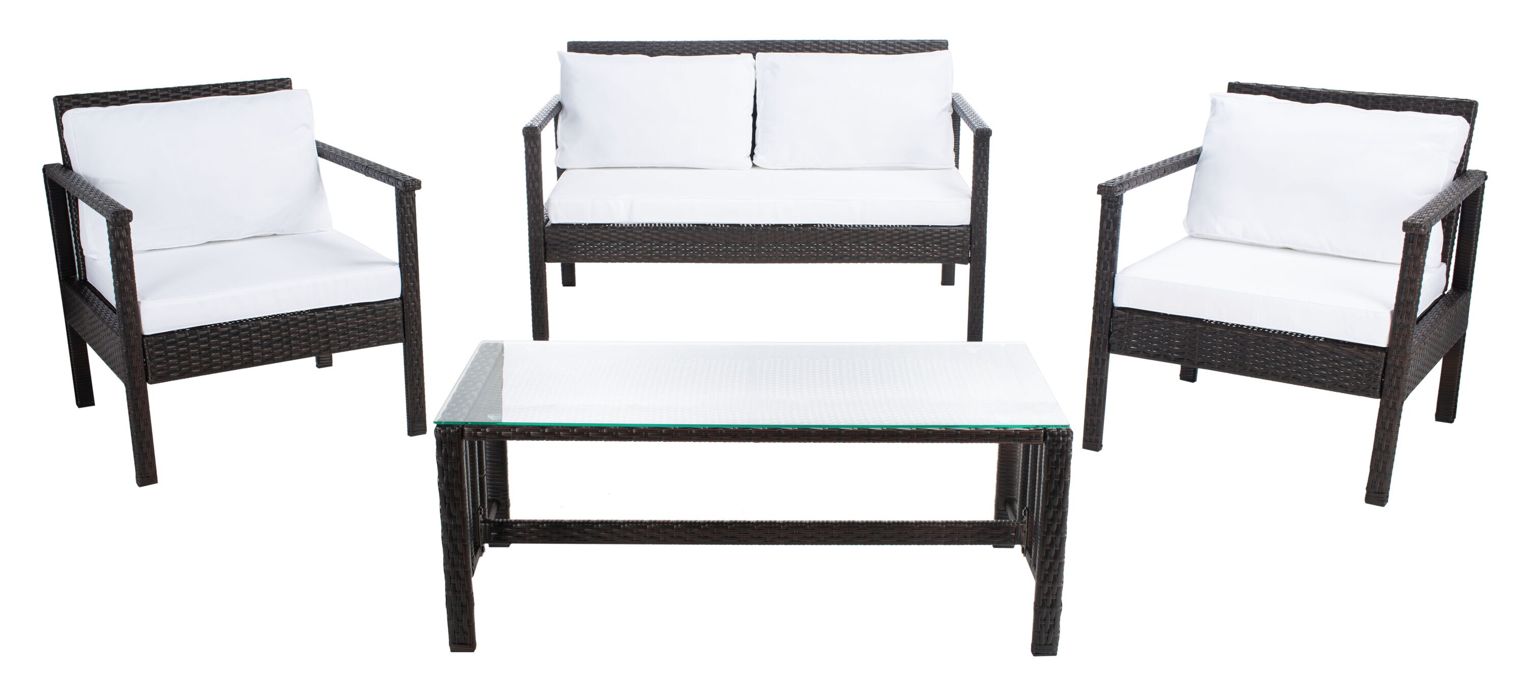 Safavieh PAT7714C Patio-Conversation-Sets - View #4