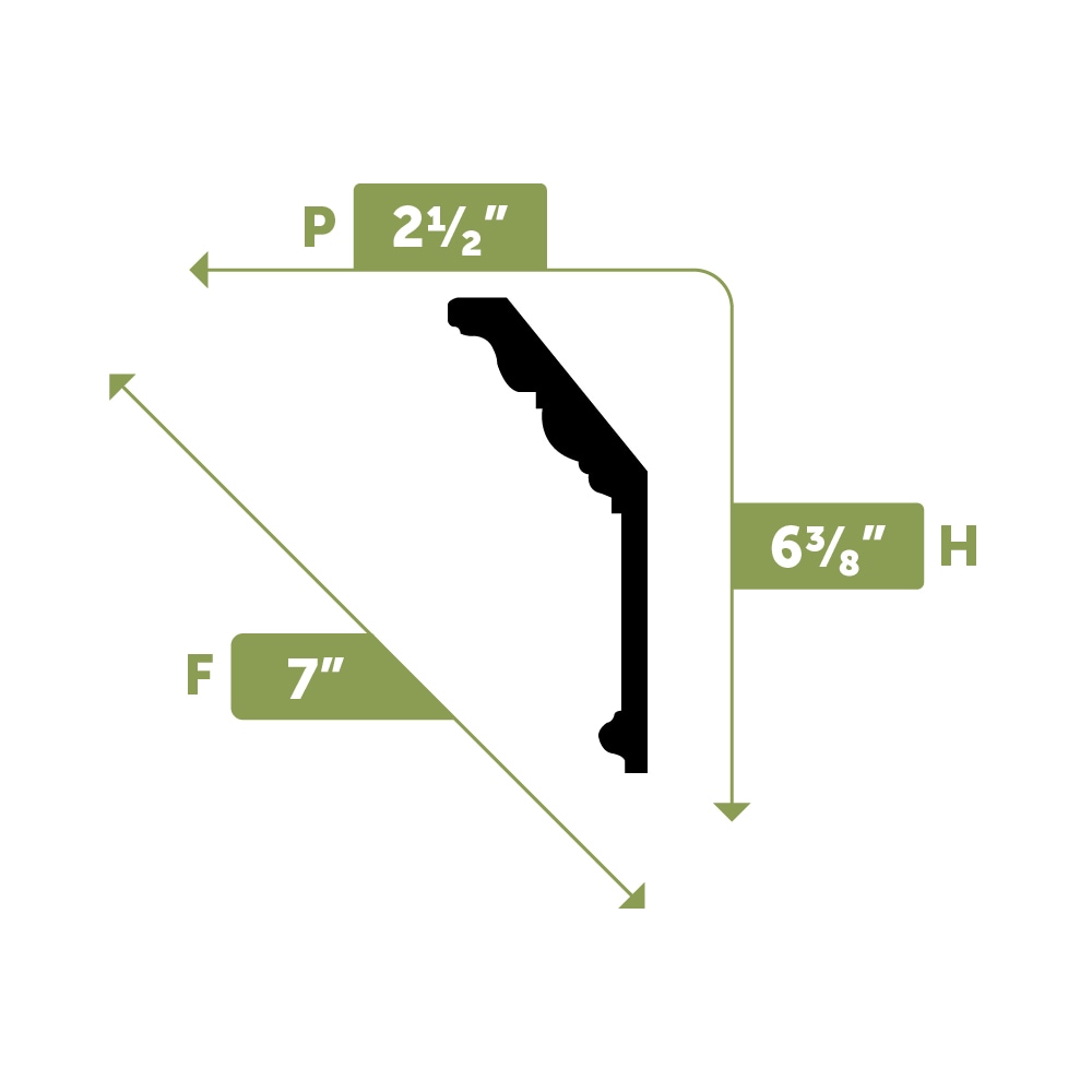 Ekena Millwork MLD06X02X07KI Crown-Moulding - View #14