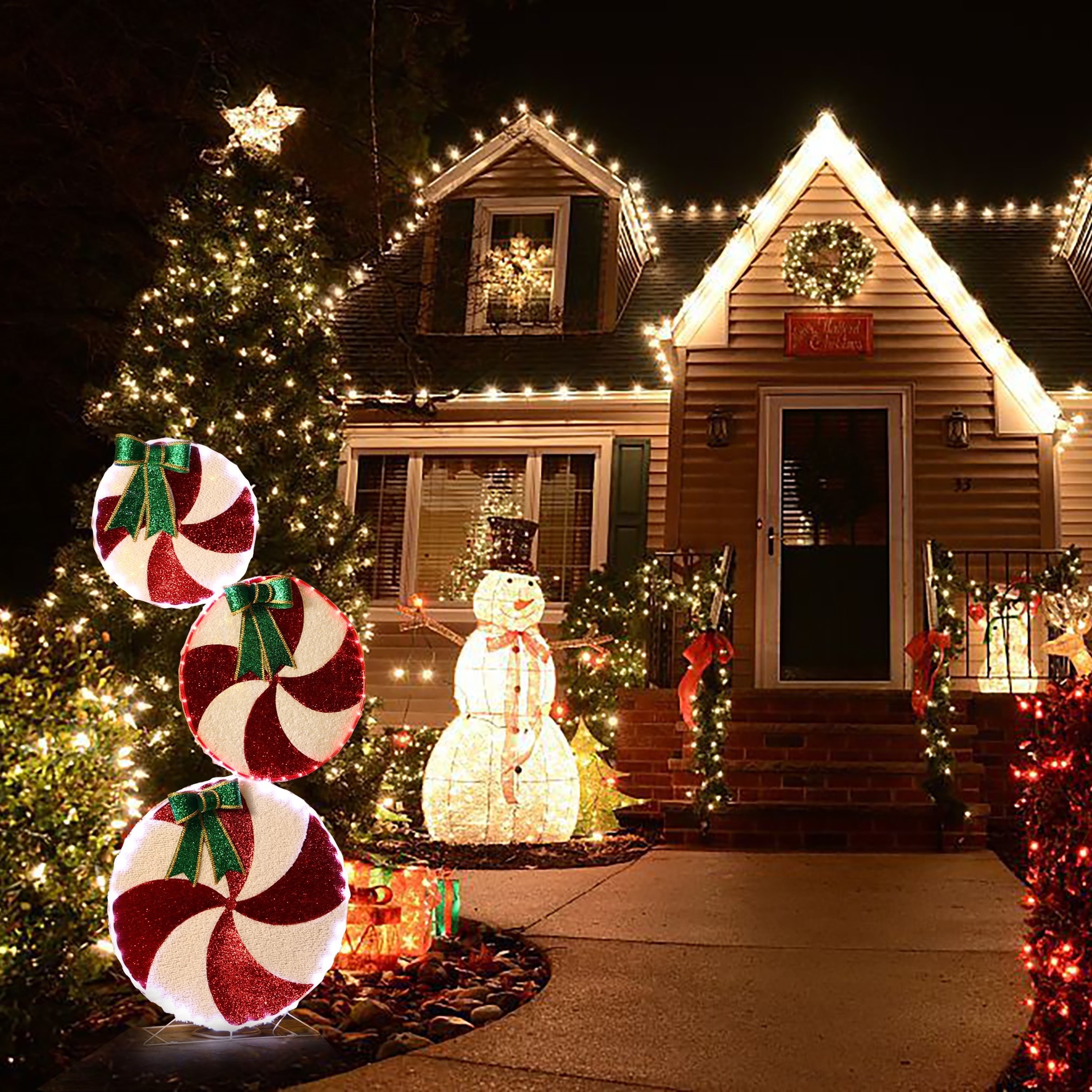 LuxenHome WHHD1637 Outdoor-Christmas-Decor - View #4
