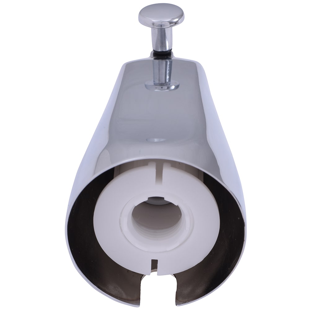 Chrome Wall-Mounted Universal Fit Bathtub Spout with Diverter