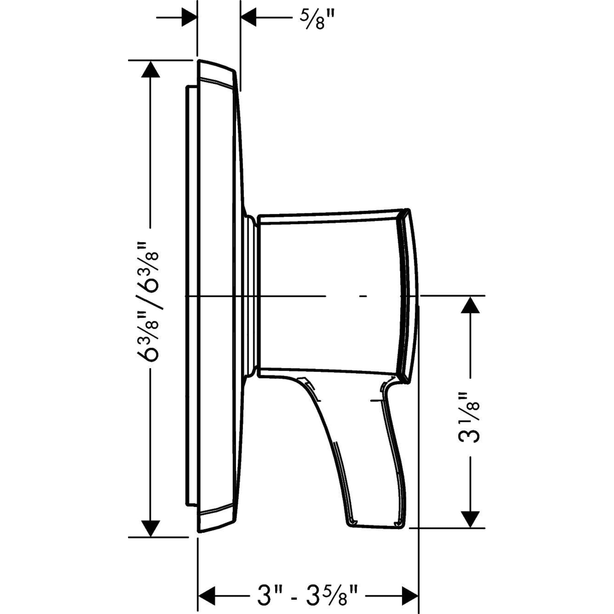 Hansgrohe 15769821 Shower-Handles - View #2