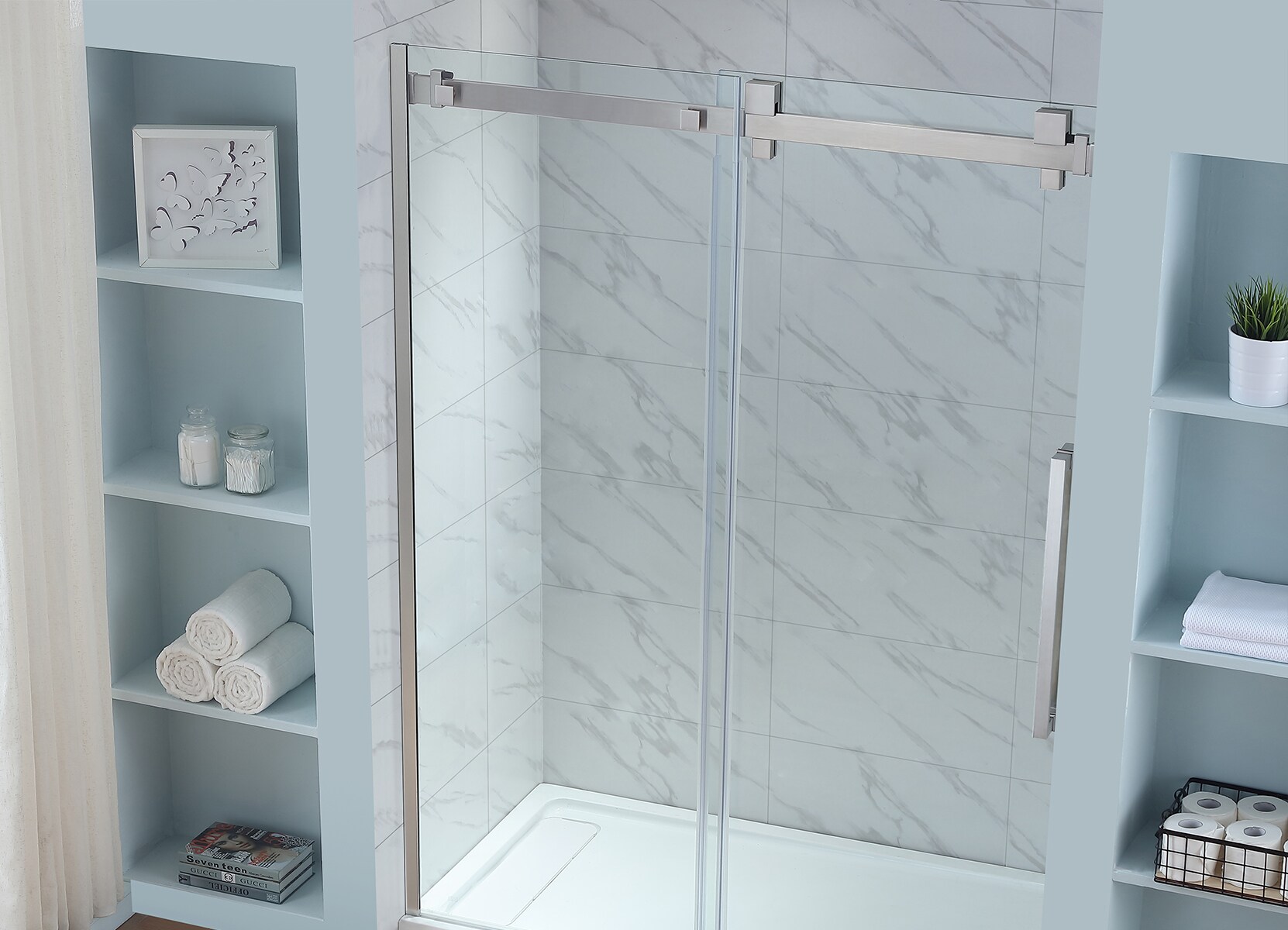 OVE Decors GLENDALE-60SNSD Shower-Doors - View #9
