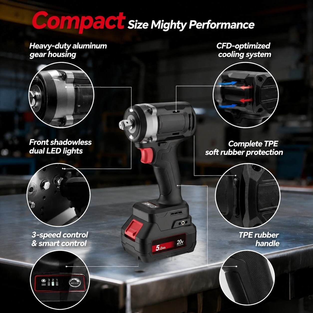 Adrinfly LAD0818D494 Cordless-Impact-Wrenches - View #4