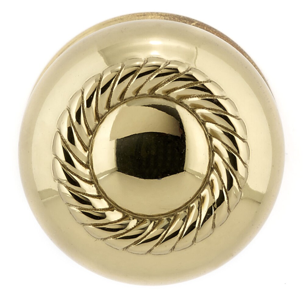 Richelieu Huntingdon 1 14 In Brass Round Traditional Cabinet Knob Bp86060130 At 1675