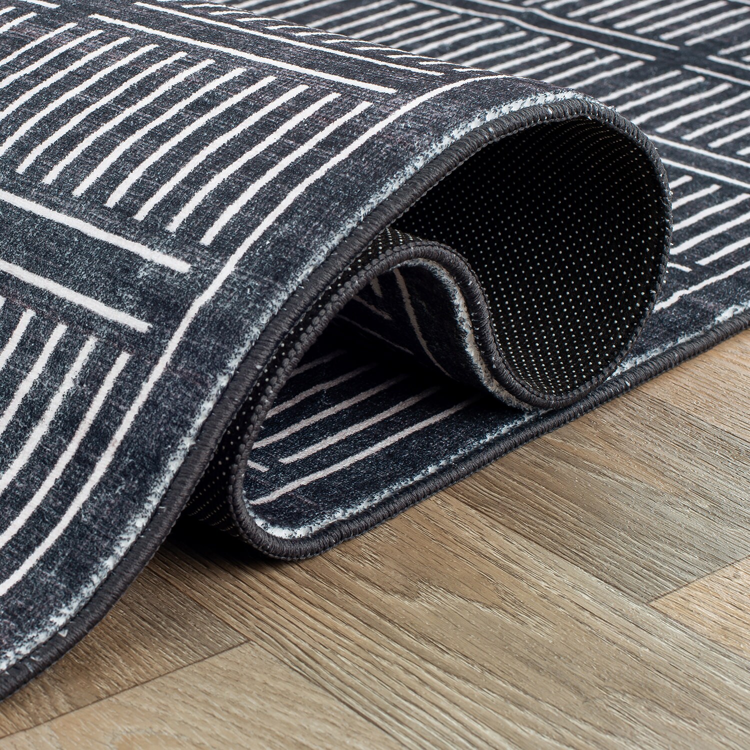 World Rug Gallery WR68BLACK8X10 rugs - View #3