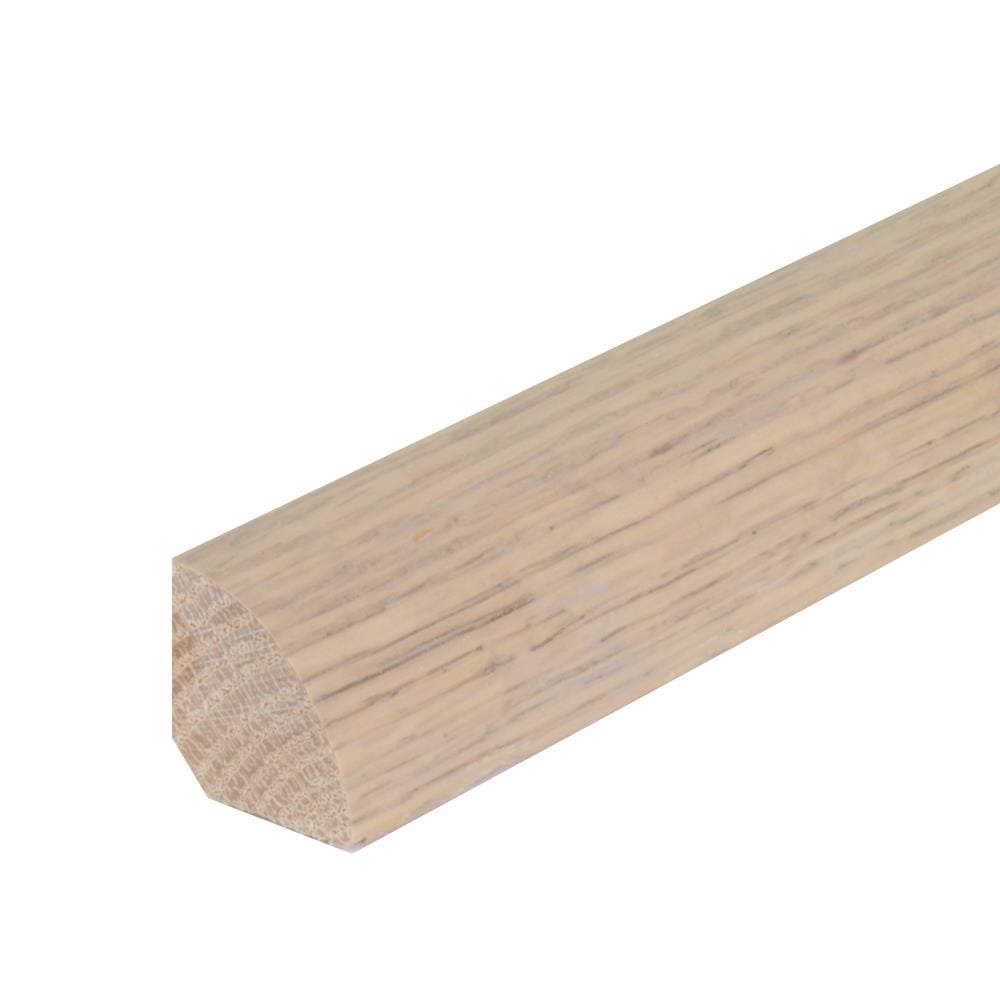 Flexco 954144 Quarter round French Oak Ferrer 0.75-in T x 0.75-in W x 78-in L Solid wood Quarter round