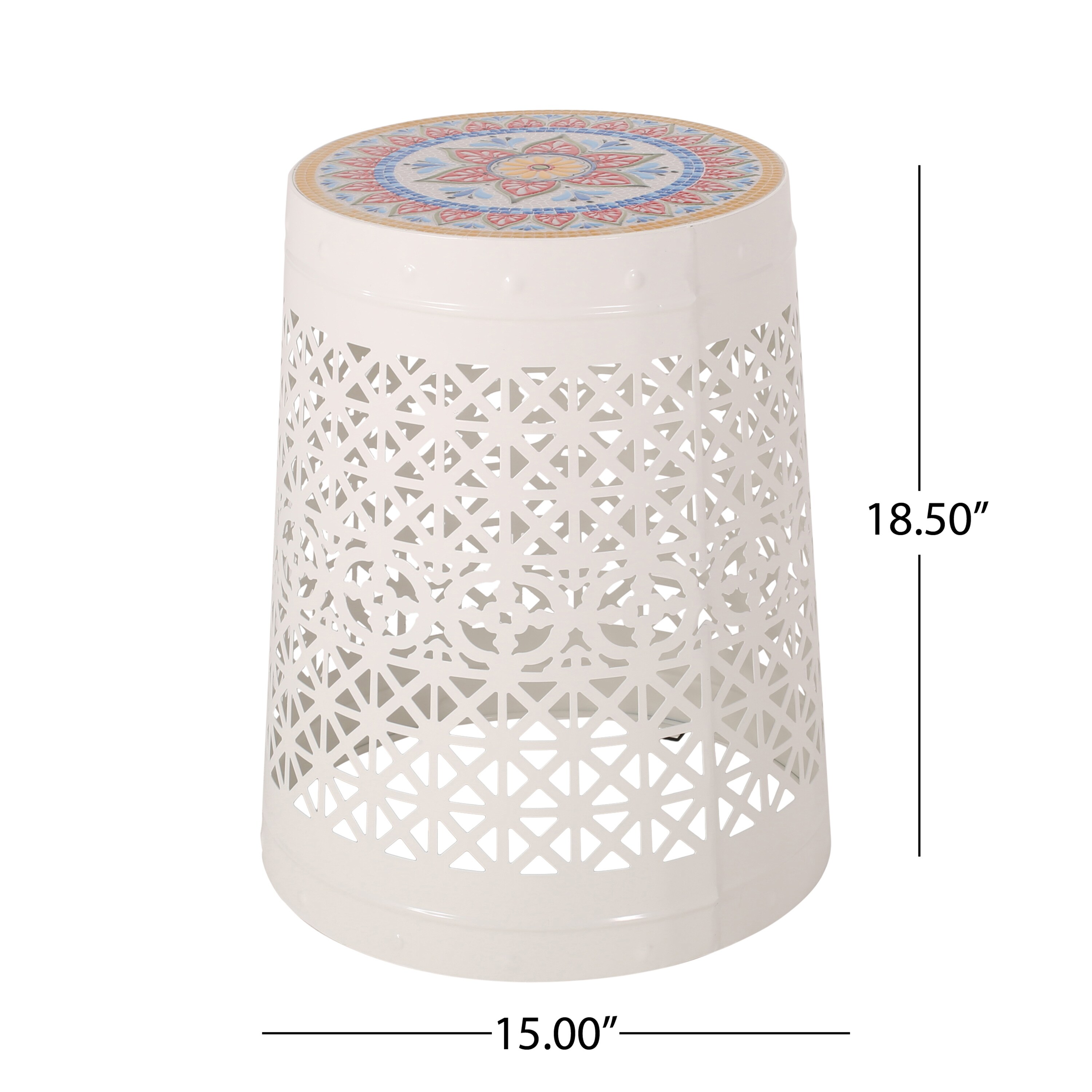 AHIOU HOME ZAAHG-70510.00WHIGS Garden-Stools - View #10