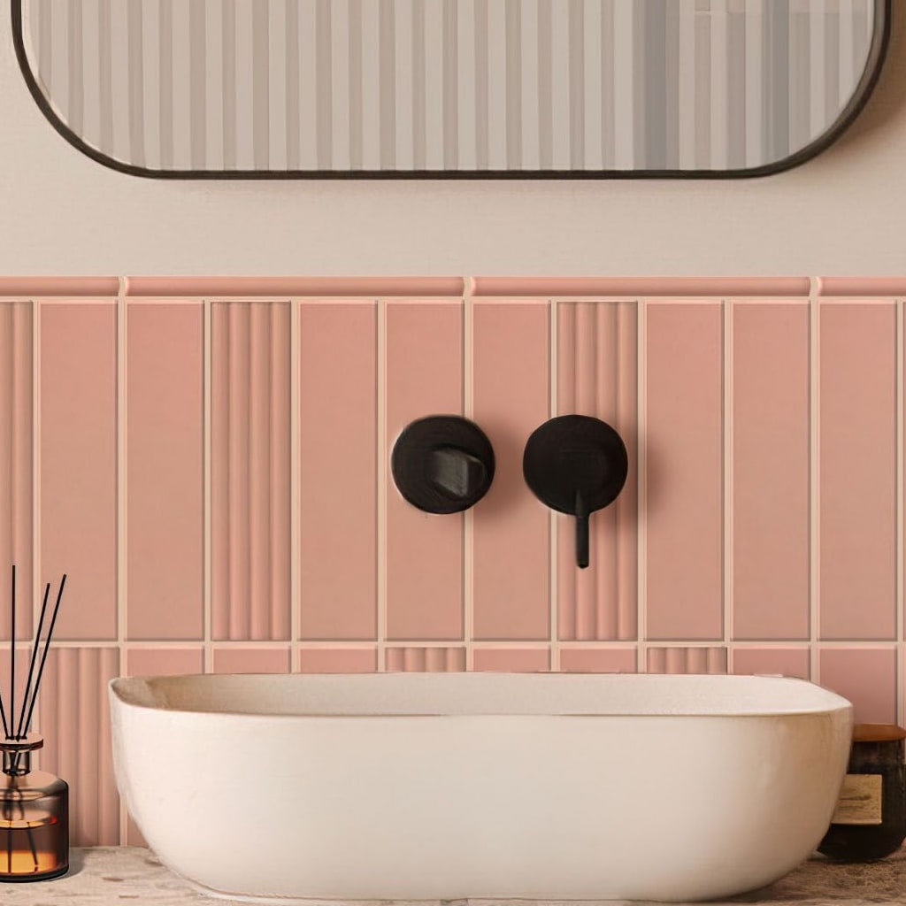Apollo Tile RID88PNKPENM Wall-Trim-Accent-Tile - View #6