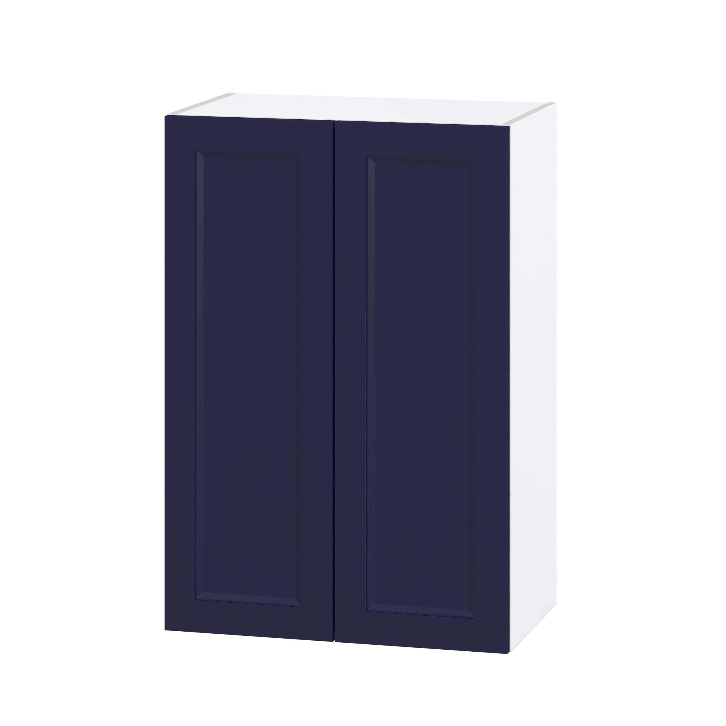 Hugo&Borg DSW2435-2-LO Lorette 24-in W x 35-in H x 14-in D Navy Blue Wall Fully assembled Cabinet (Recessed Panel Shaker)