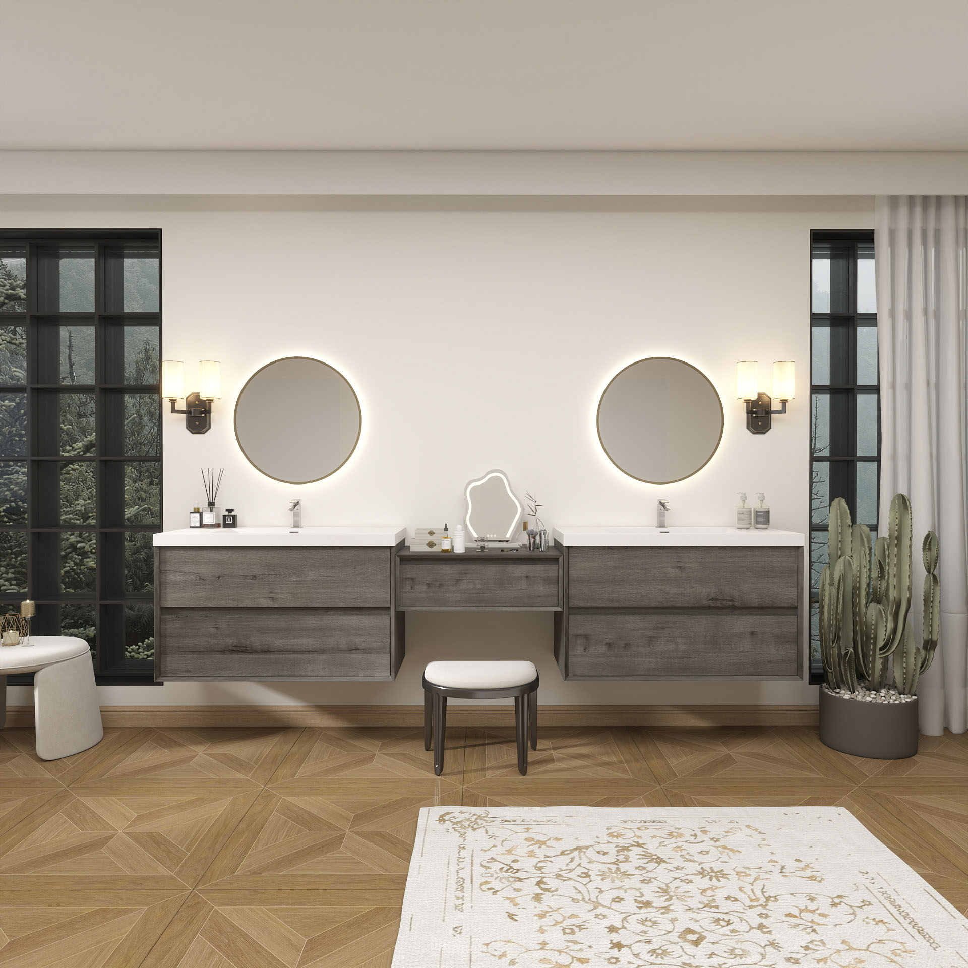 BV Better Vanity SLIM17-42+30+42-SO Bath-Vanity-Combo - View #3