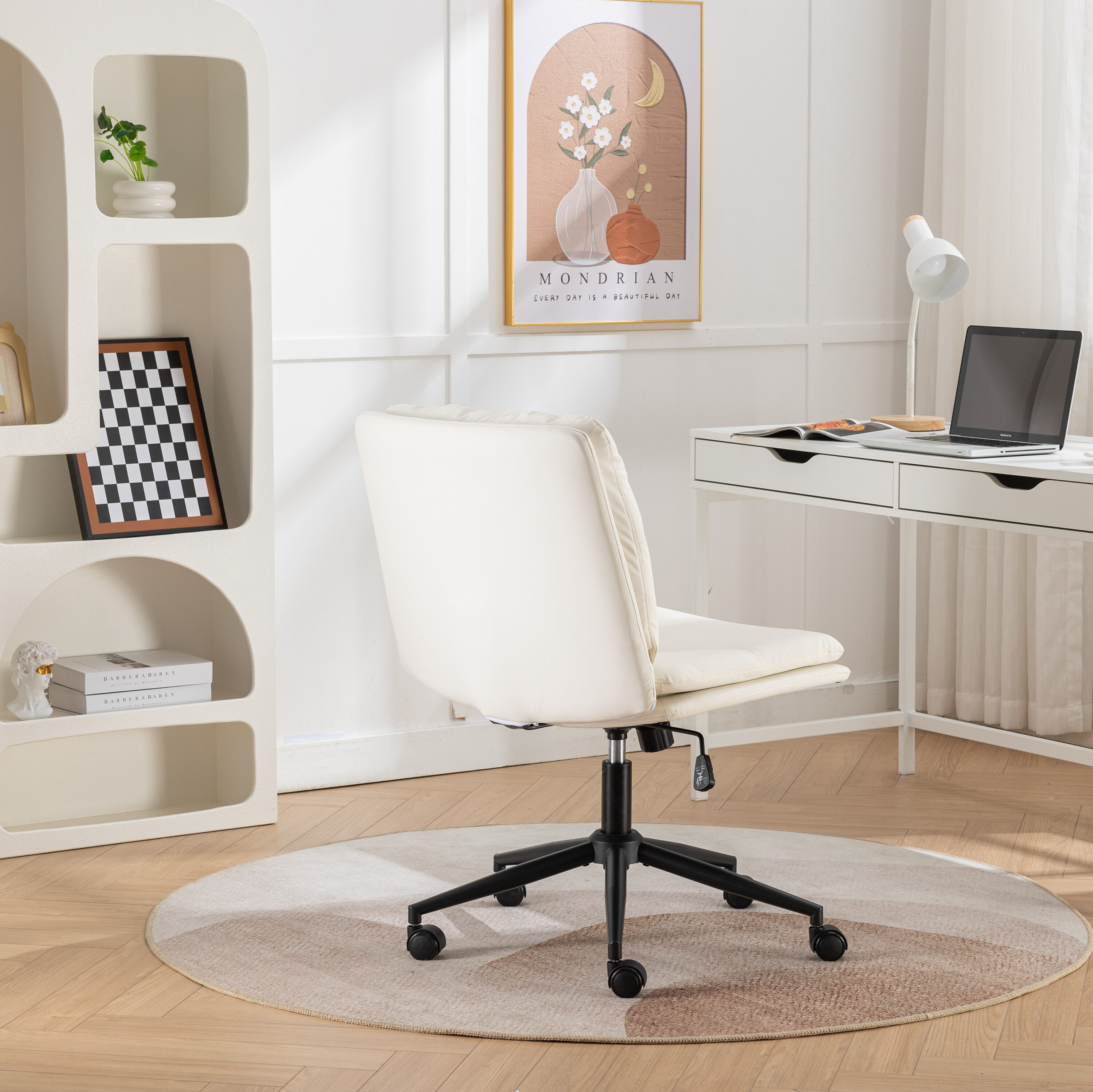 Roundhill Furniture OF1015WH Office-Chairs - View #3