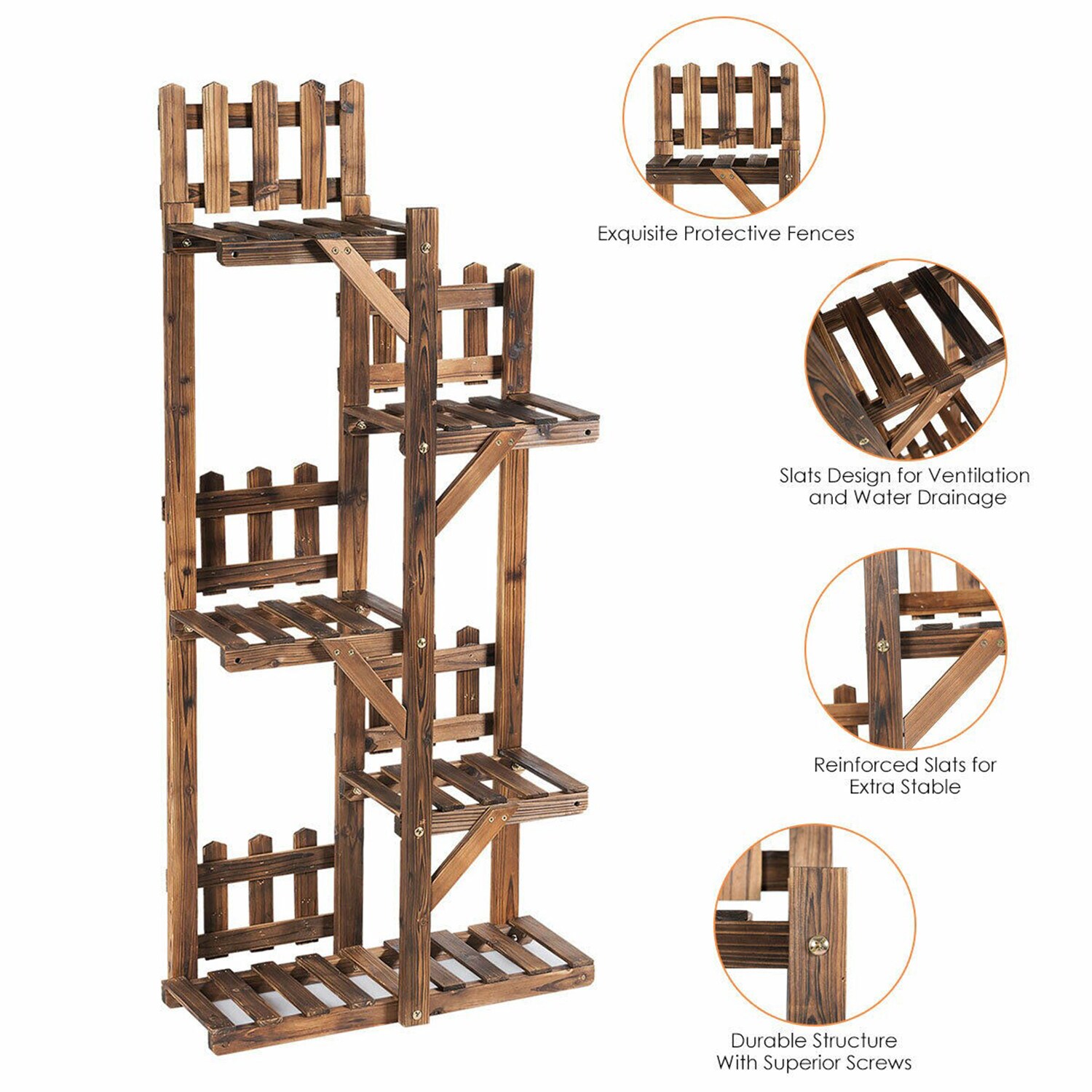 WELLFOR GT-HPY-3565 Plant-Stand - View #2