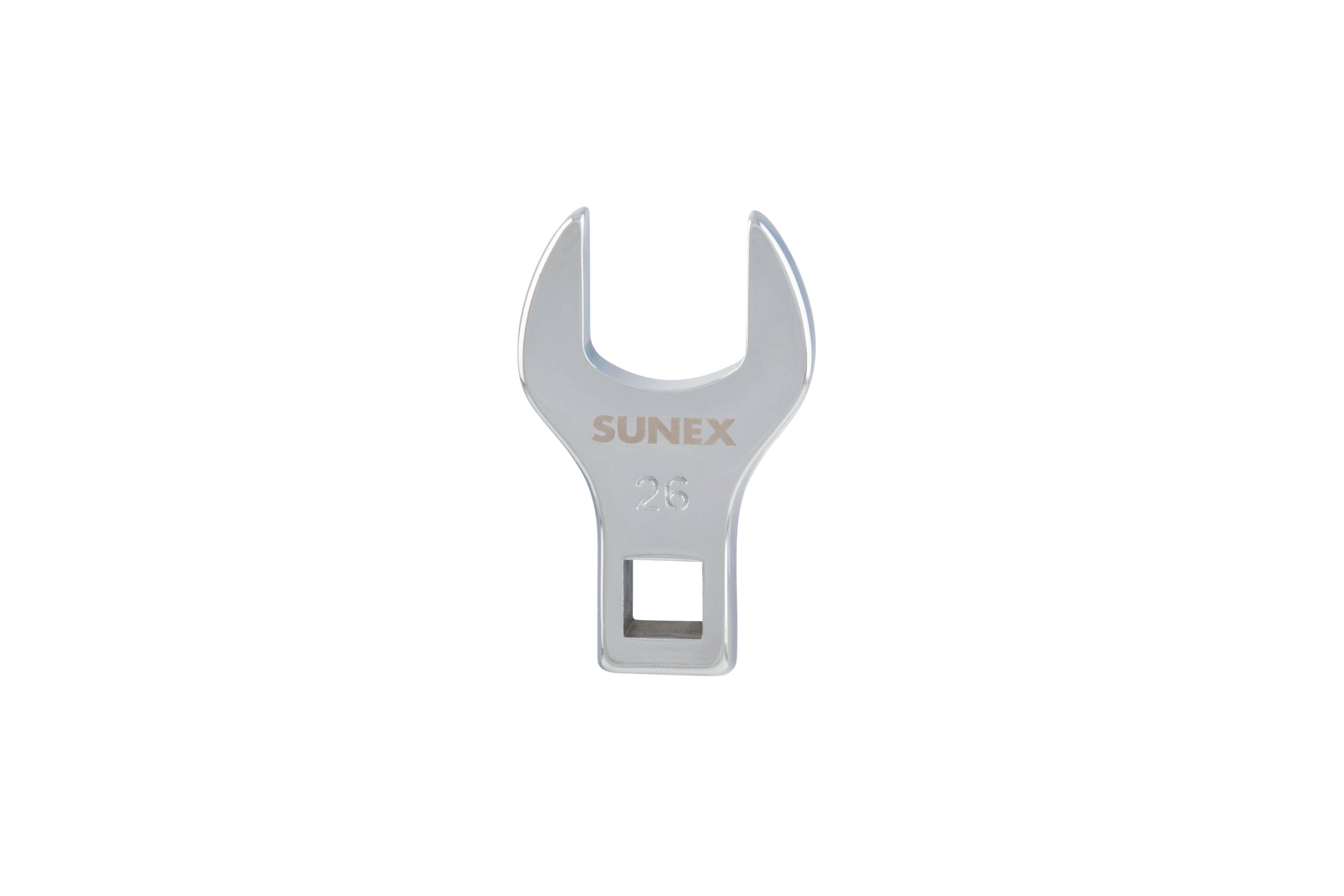 SUNEX TOOLS 97326A 26mm Metric Jumbo crowfoot Open end Wrench (no case)