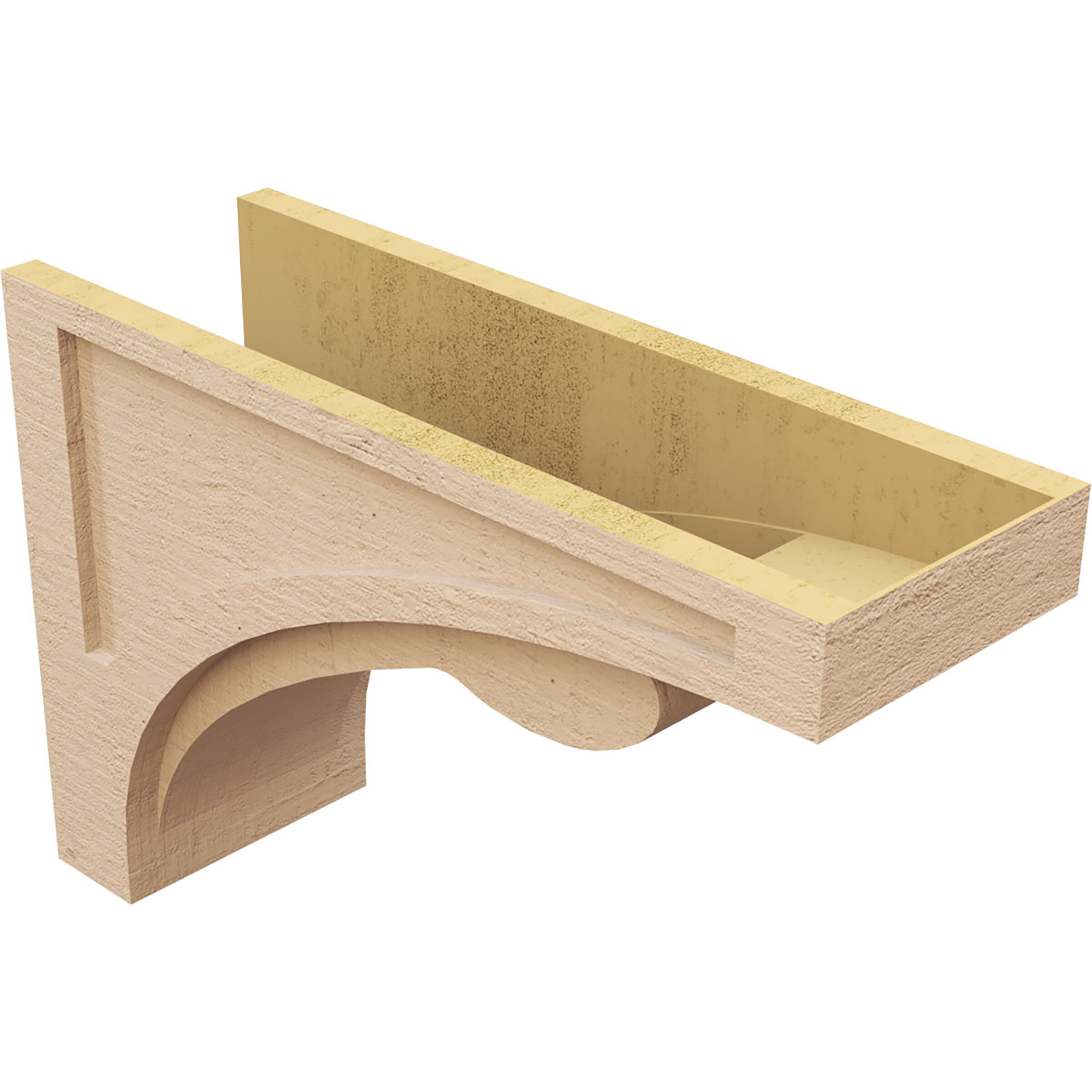 Ekena Millwork CORU08X24X16VIORCPR corbels - View #5