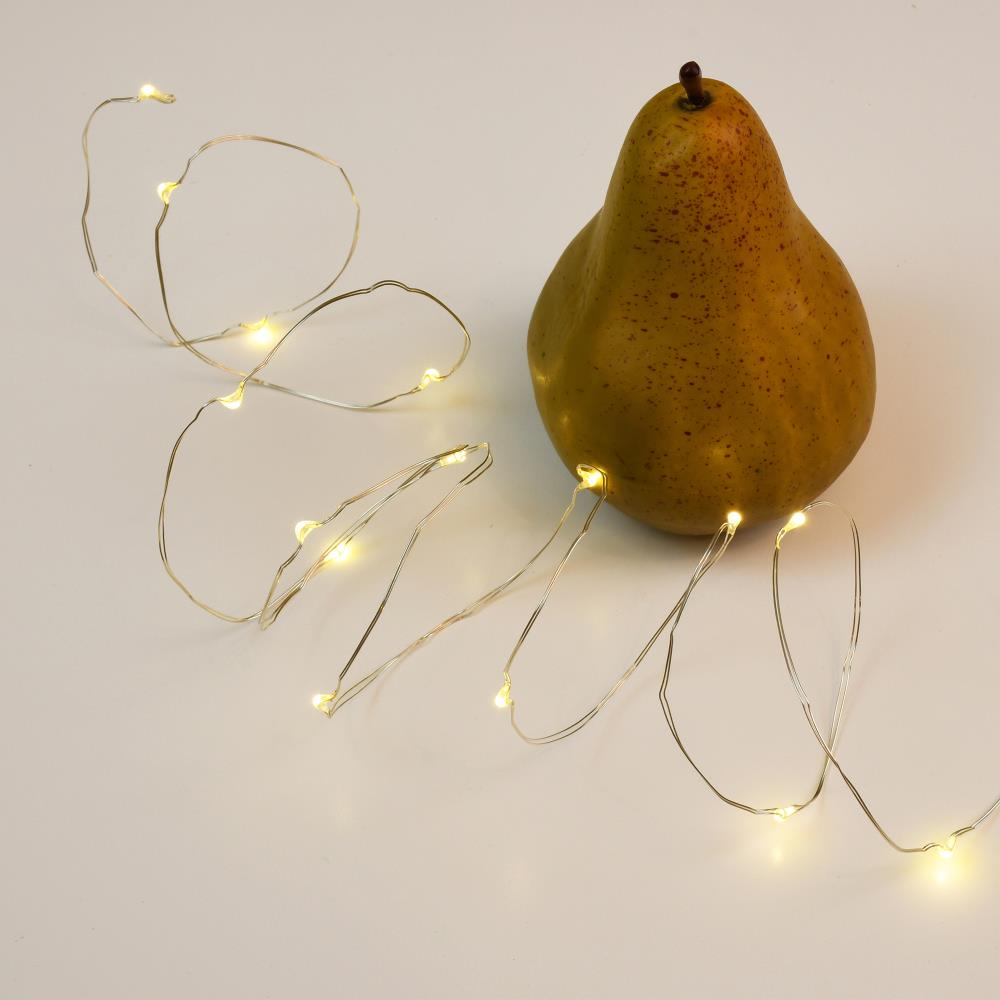 Warm White Battery Operated Mini LED Fairy String Lights