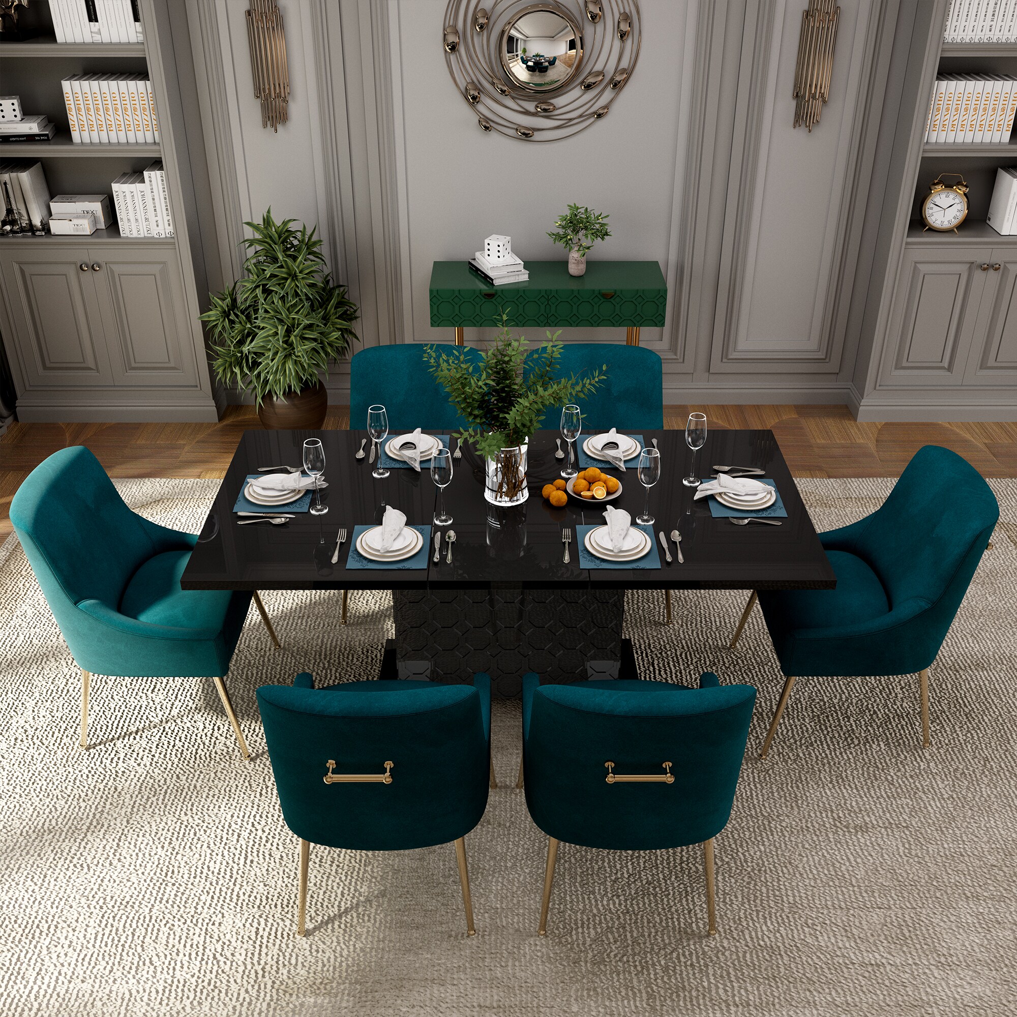 Clihome CL-ST1-BK700LGR Dining-Sets - View #5