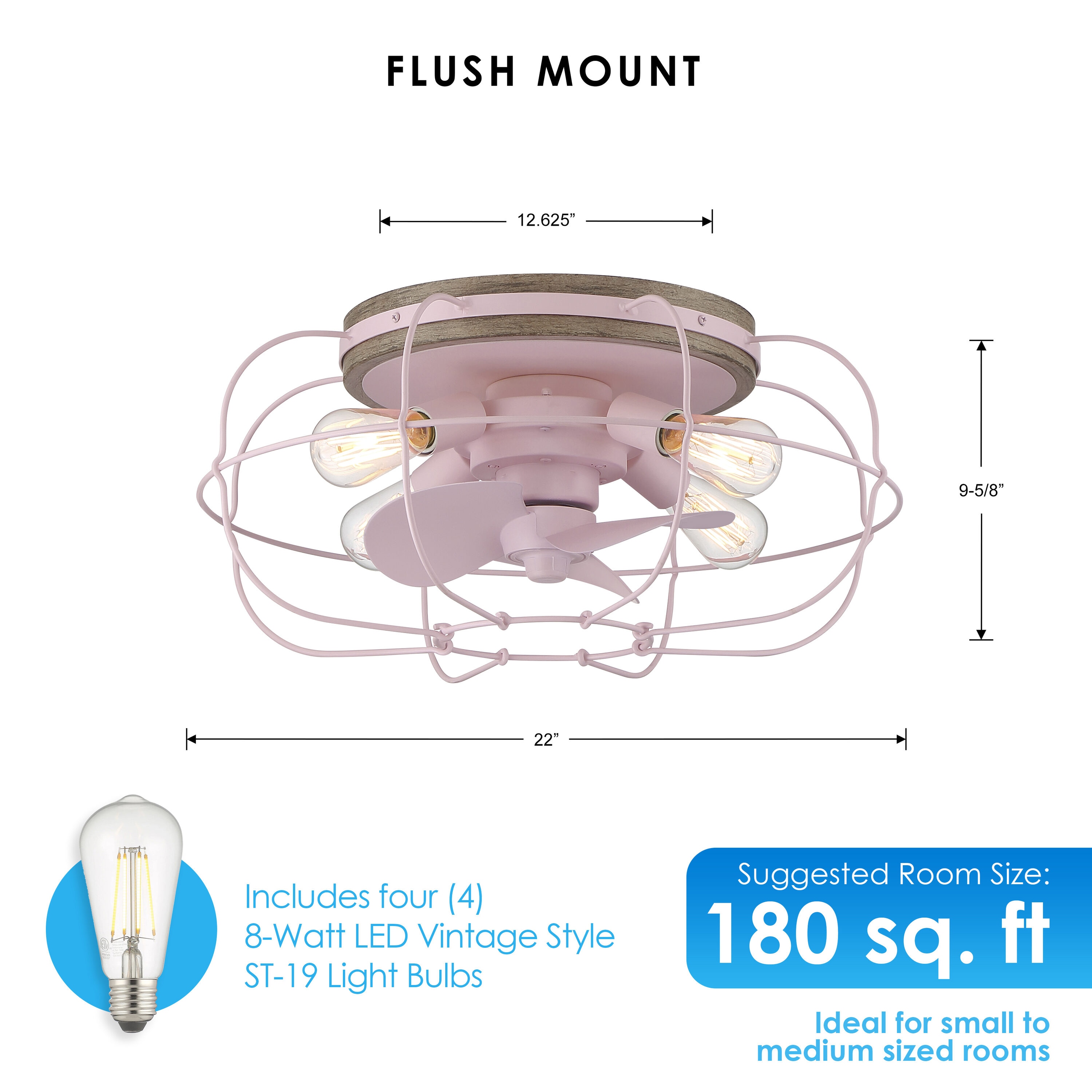 Arranmore Lighting & Fans AR-2339PK Ceiling-Fans - View #2