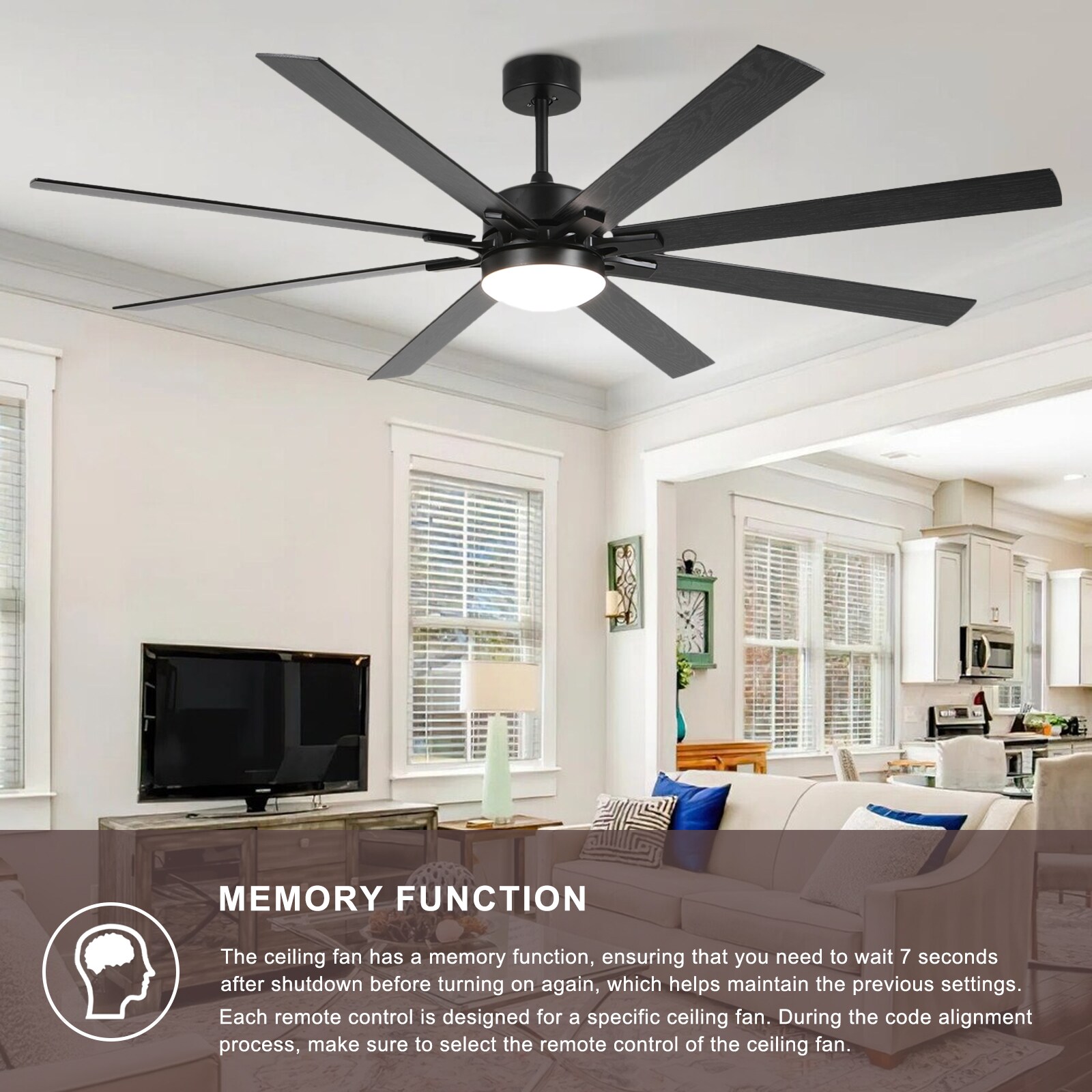 Flynama CT-L-F201008 Ceiling-Fans - View #2