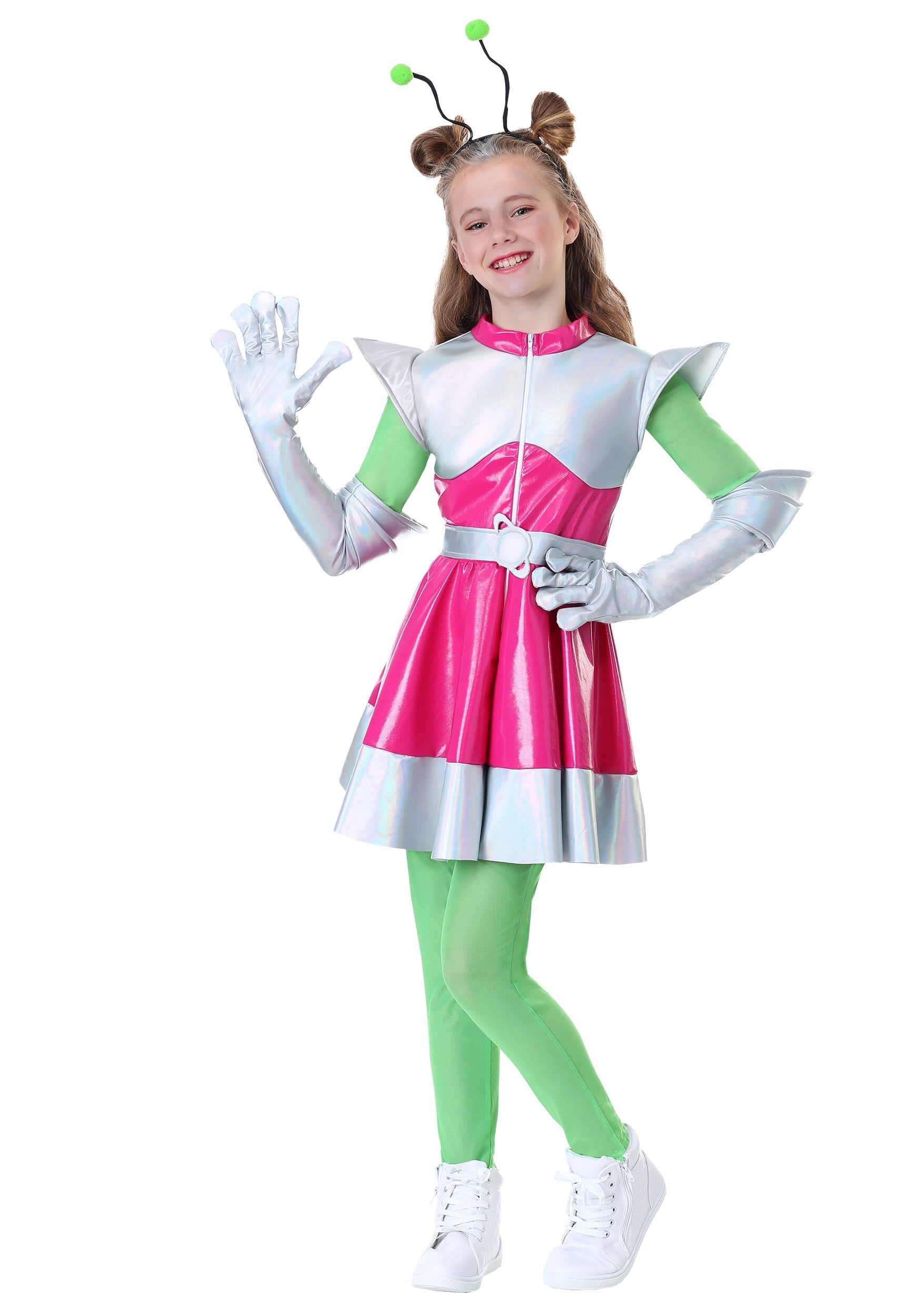 HalloweenCostumes.com FUN6896CH-L FUN Costumes Outer Space Cutie Costume for Girls Large