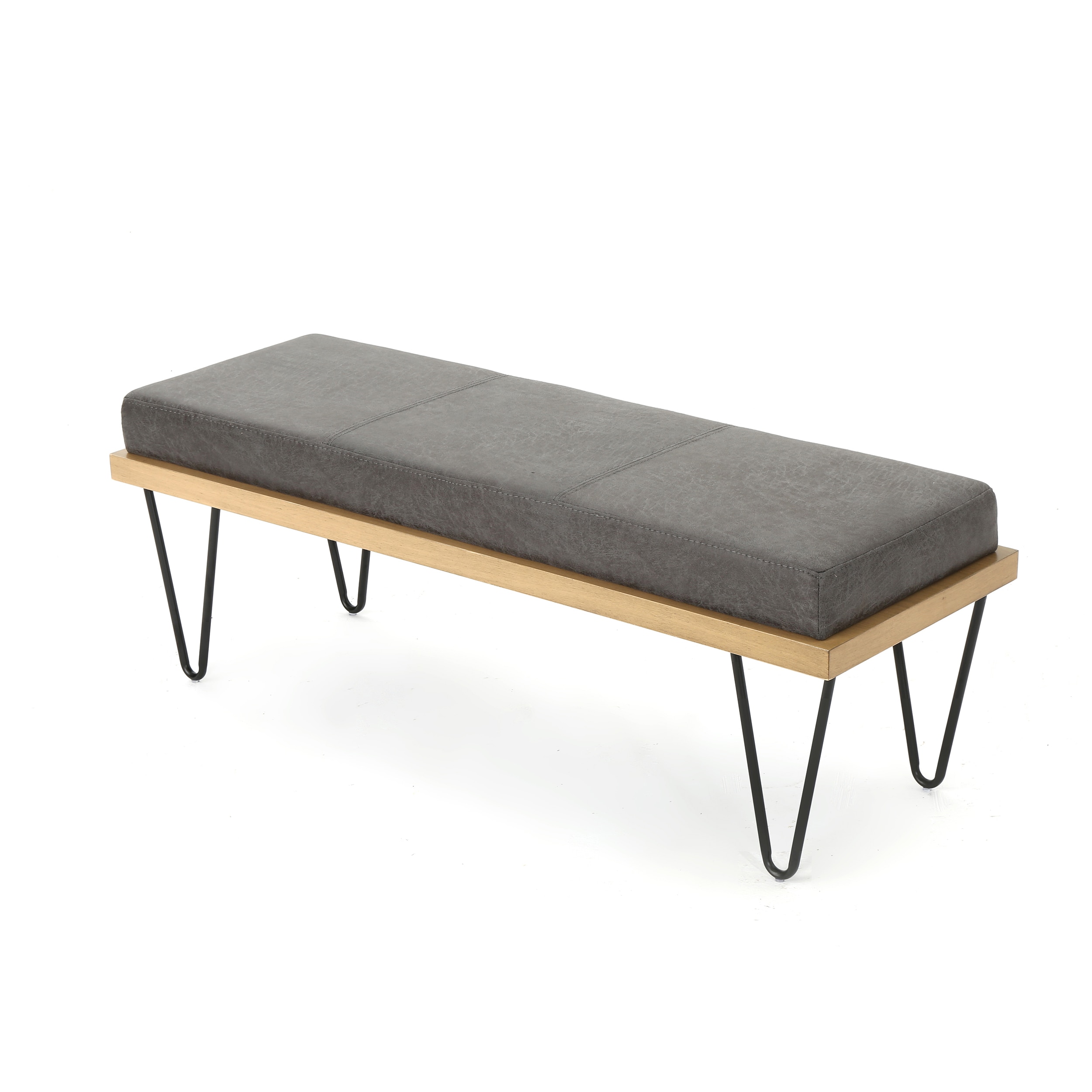 Maocao Hoom JL33.00MF Modern Slate Accent Bench 47.25-in x 15.75-in x 16.5-in