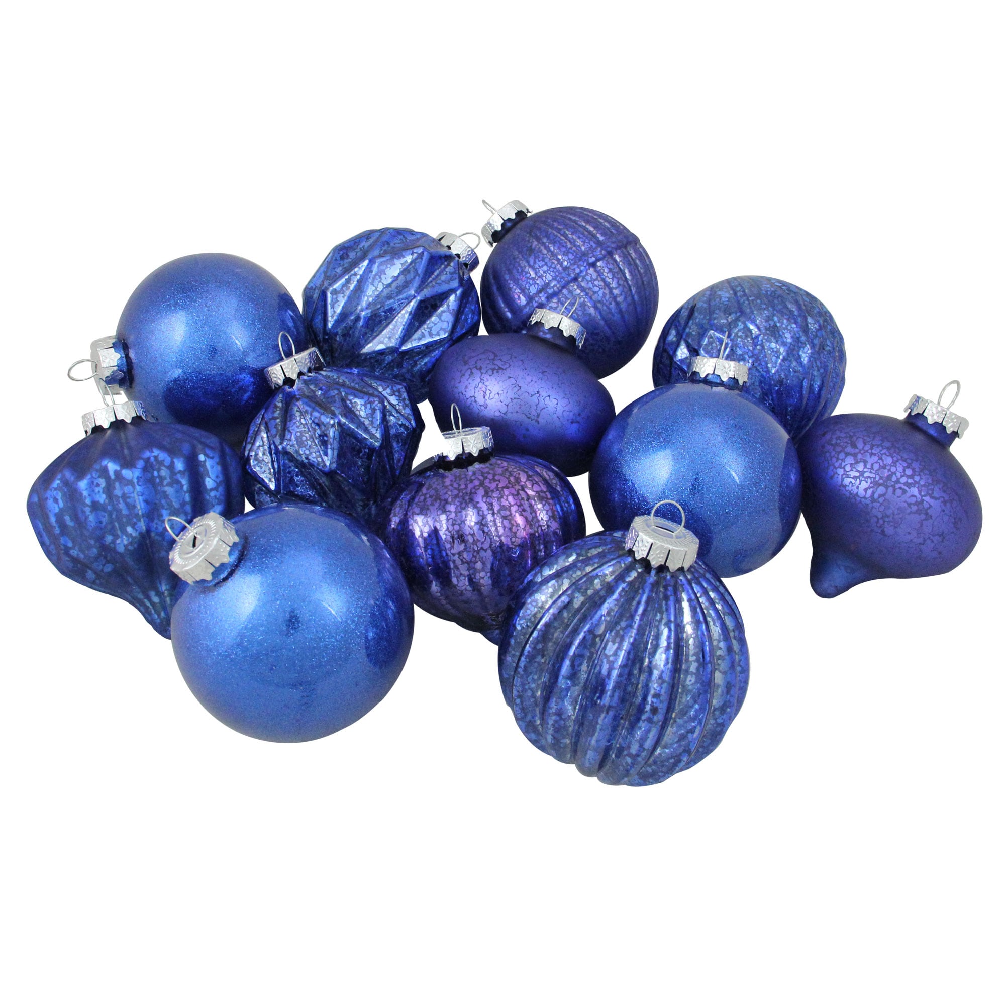 Tennessee Titans 2 Pack Glass Ball Ornament Set