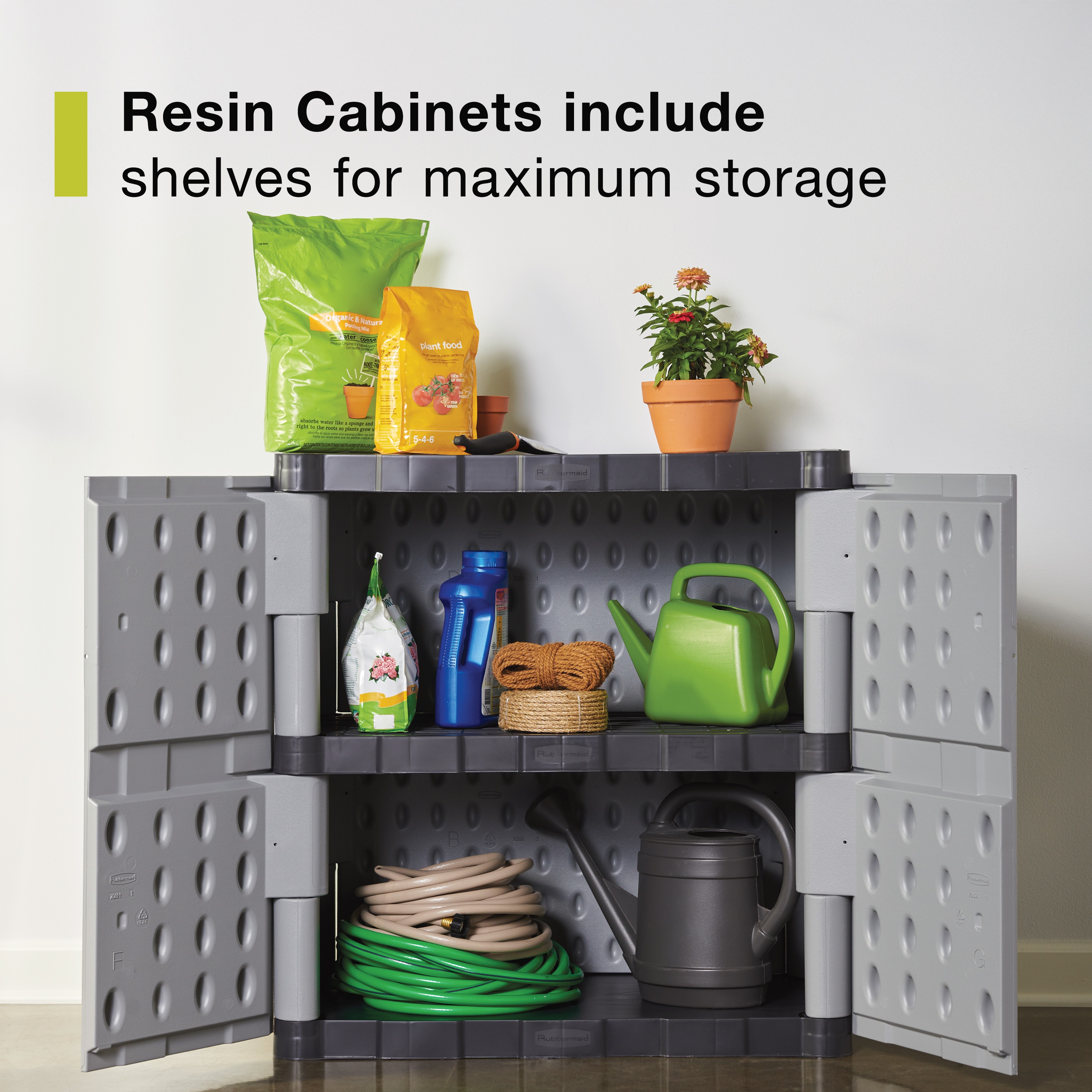 Rubbermaid FG708500MICHR Garage-Cabinets - View #2