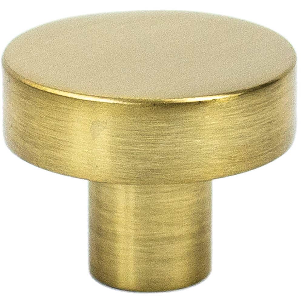 Rusticware 938SB Knob 1-3/8-in Satin Brass Round Modern Cabinet Knob