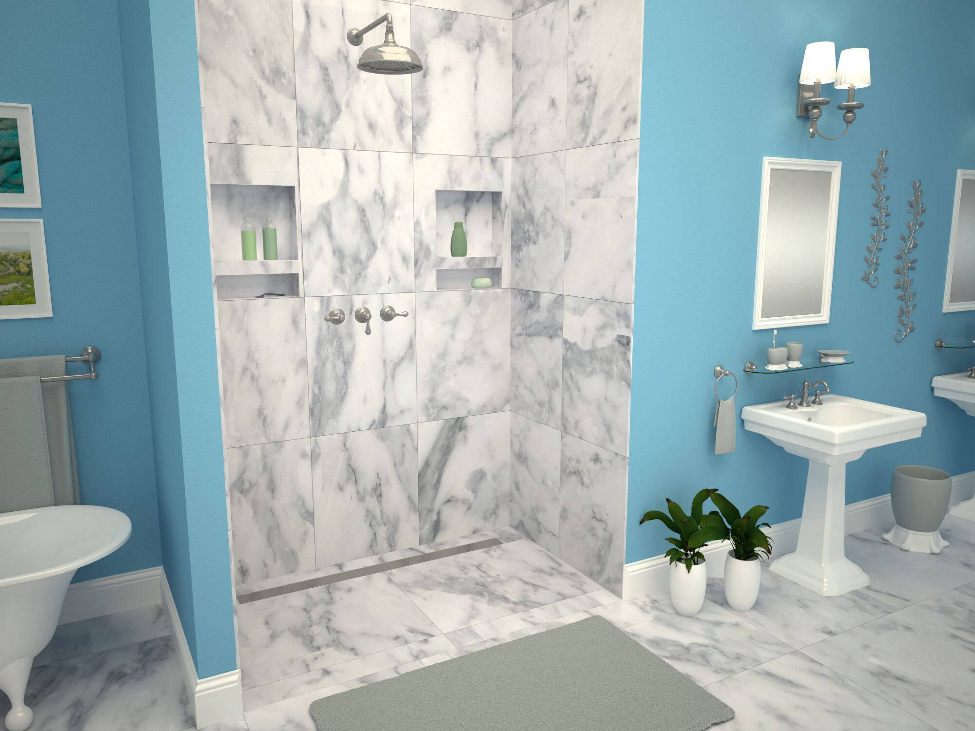 Tile Redi RT3060CBFB-PVC-BN3 Shower-Floors - View #8