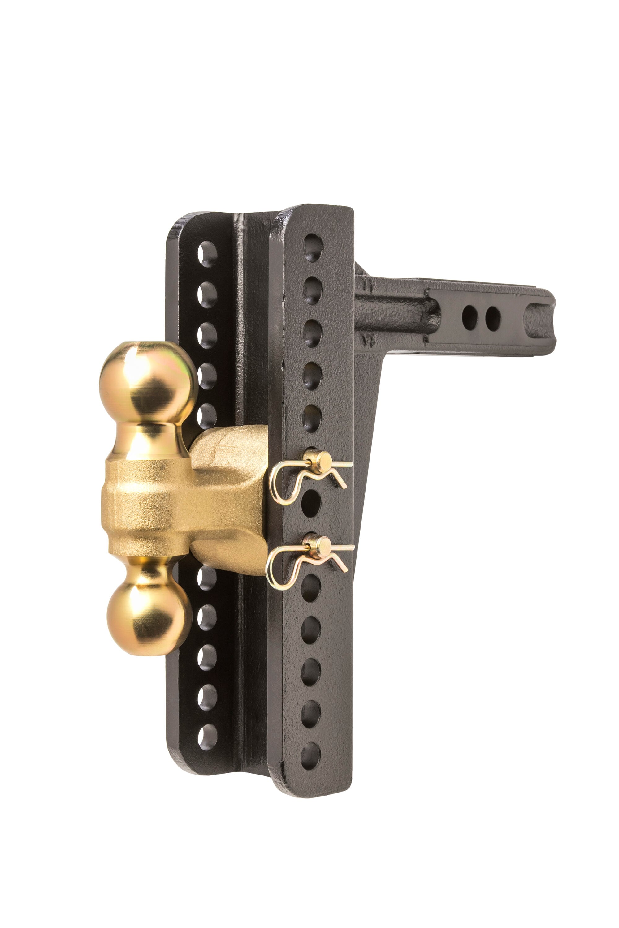 ONEMOUNT 10320 10.125-in Drop 2-in Receiver Steel with Yellow Zinc Plating Adjustable Interchangeable Hitch Mount