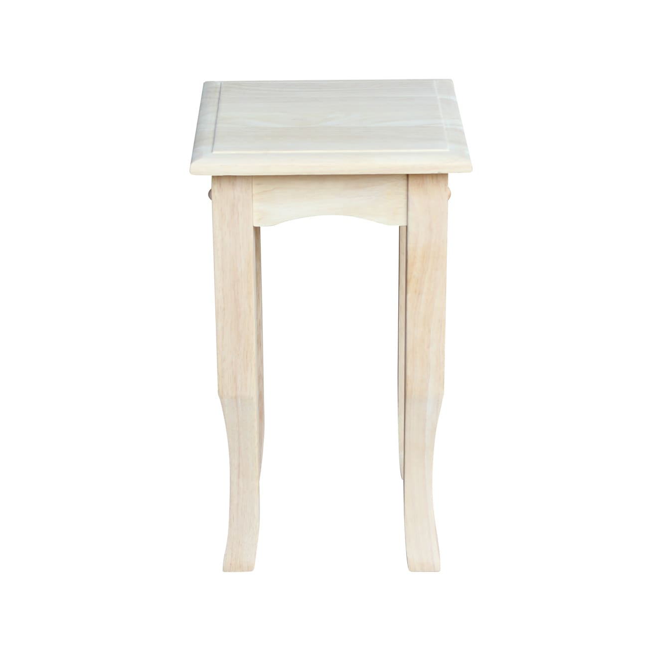 International Concepts 12 In W X 21 In H Unfinished Wood End Table   15663365 