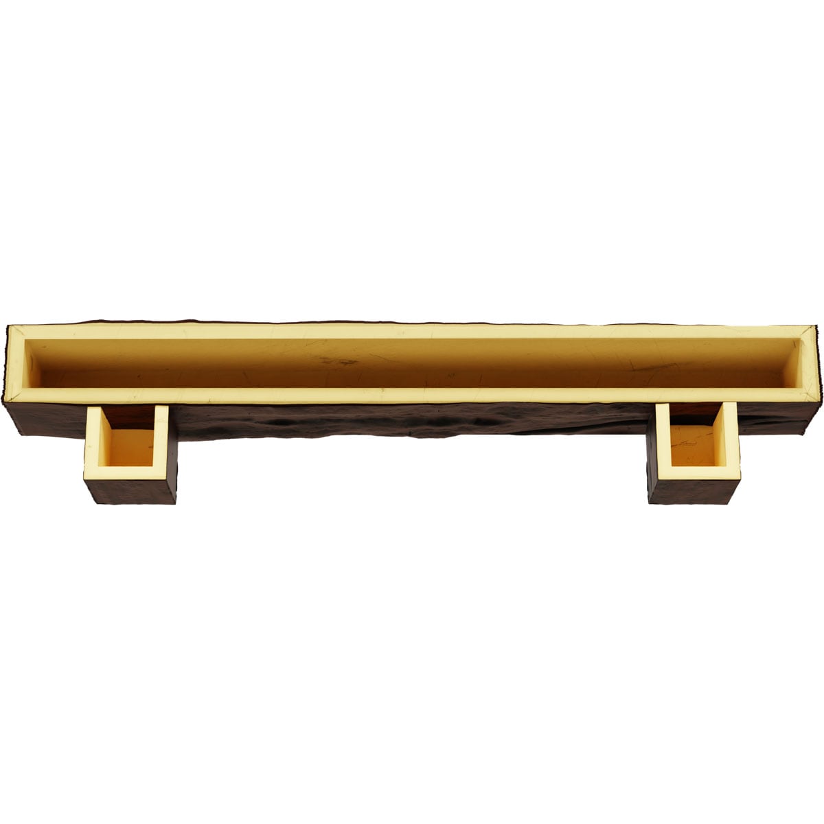 Ekena Millwork MANURW04X04X84AOPE Mantel-Shelves - View #5